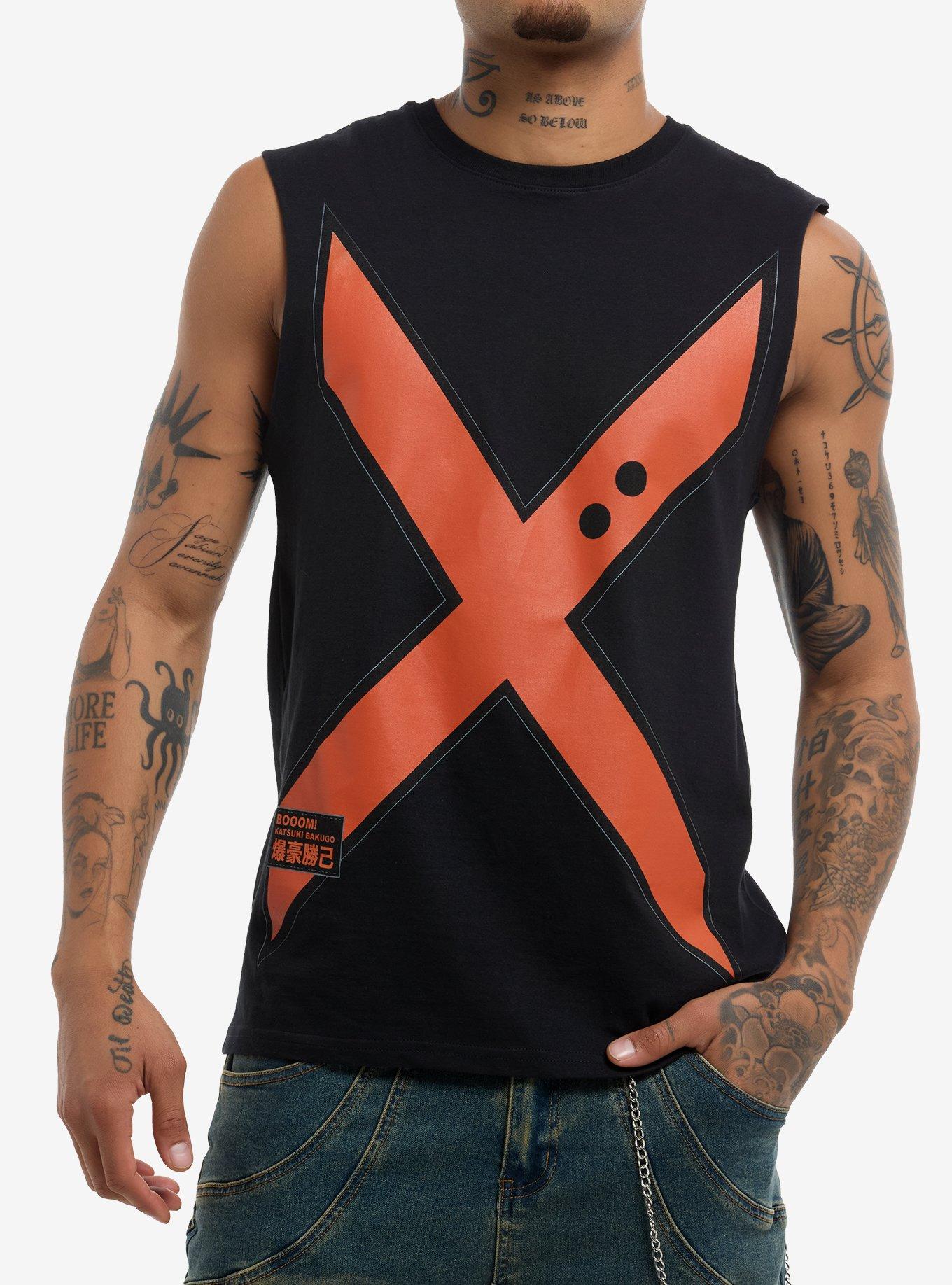 My Hero Academia Bakugo Cosplay Muscle Tank Top, , hi-res