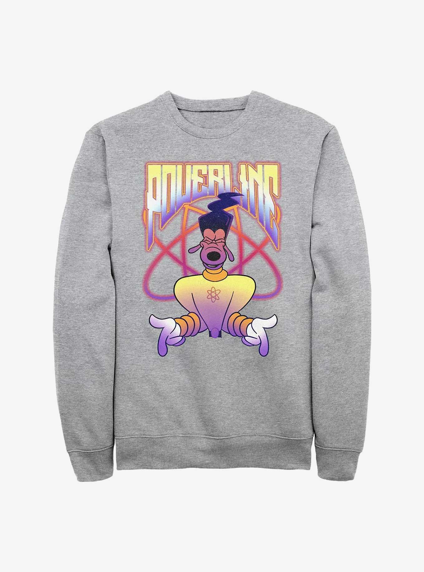Disney Goofy Powerline Jam Sweatshirt, ATH HTR, hi-res