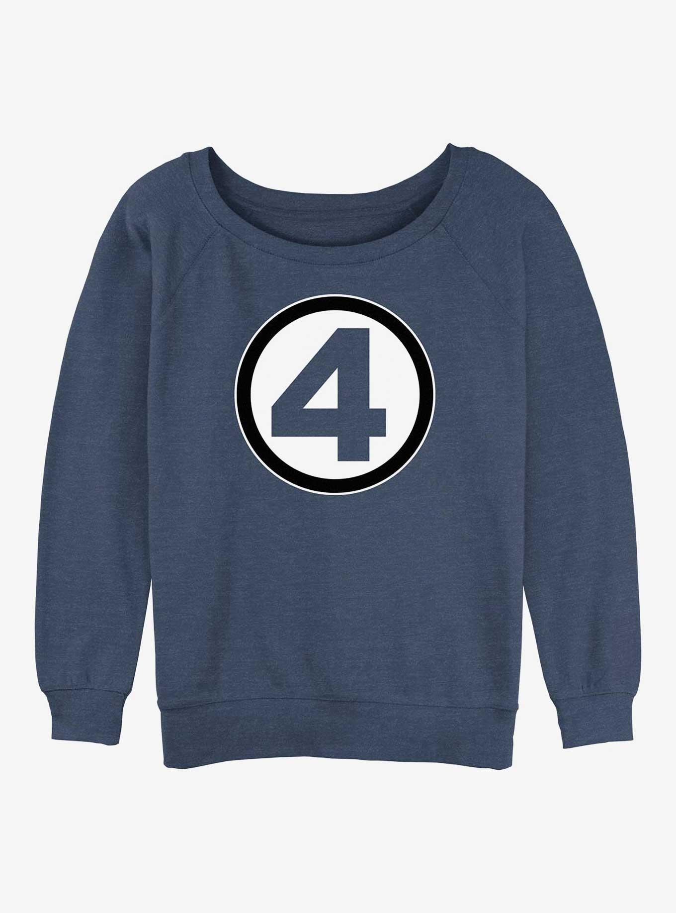 Marvel Fantastic Four Classic Costume Cosplay Girls Slouchy Sweatshirt, , hi-res