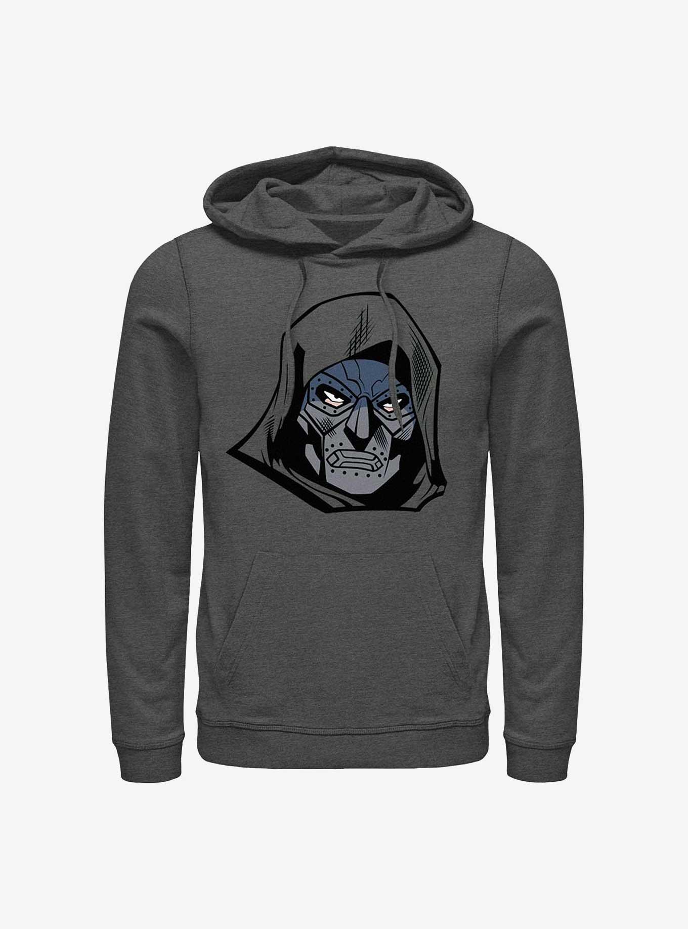 Marvel Fantastic Four Doom Face Hoodie, , hi-res