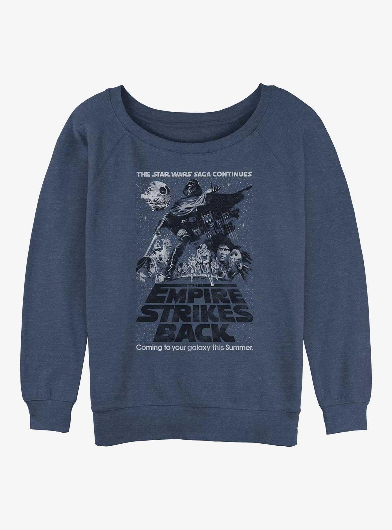 Star Wars Empire Strikes Back Continuing Saga Girls Slouchy Sweatshirt, , hi-res