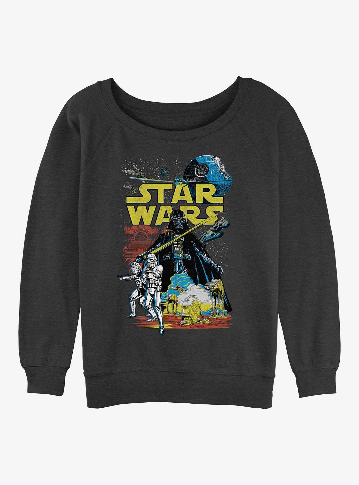 Star Wars Rebel Classic Girls Slouchy Sweatshirt, , hi-res