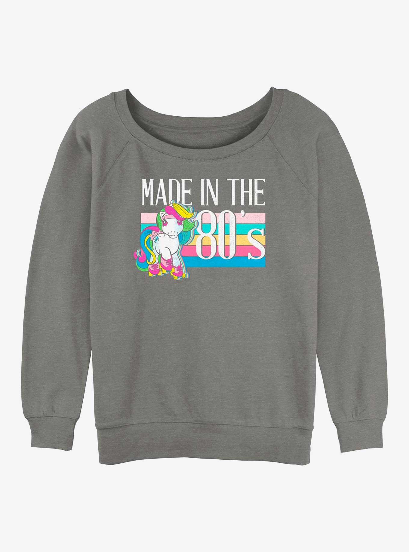 My Little Pony Made In The 80s Girls Slouchy Sweatshirt, , hi-res