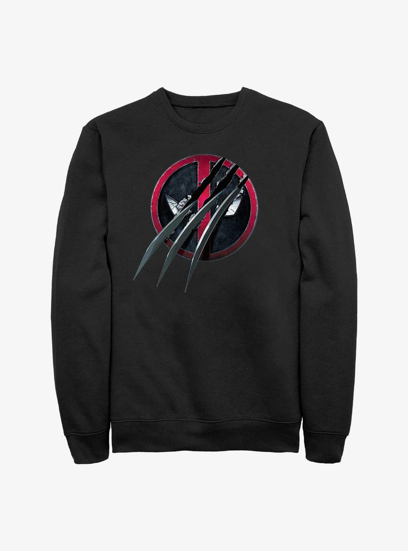 Deadpool 3 Wolverine Clawed Logo Sweatshirt, , hi-res