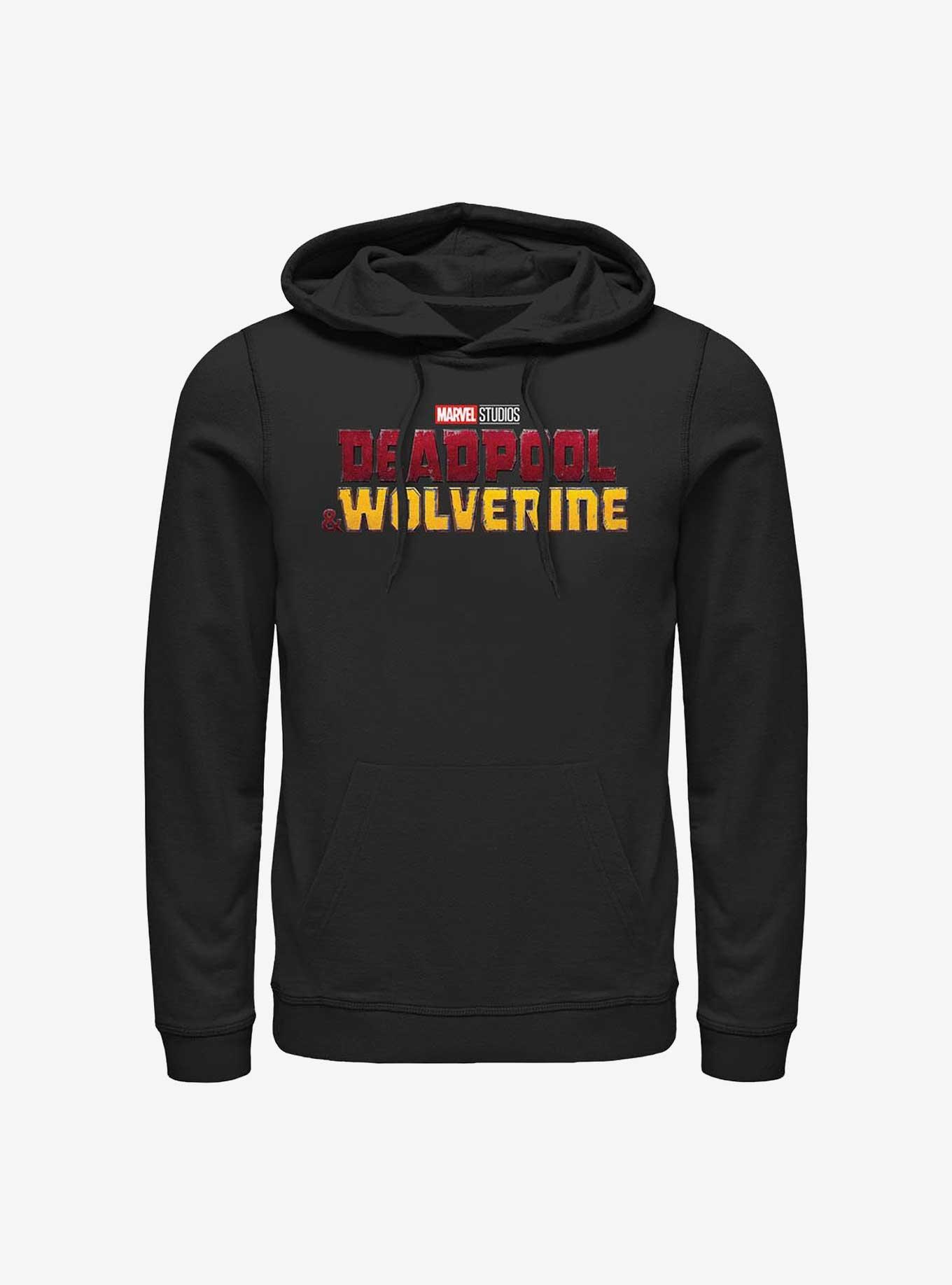 Deadpool 3 Deadpool And Wolverine Logo Hoodie, , hi-res