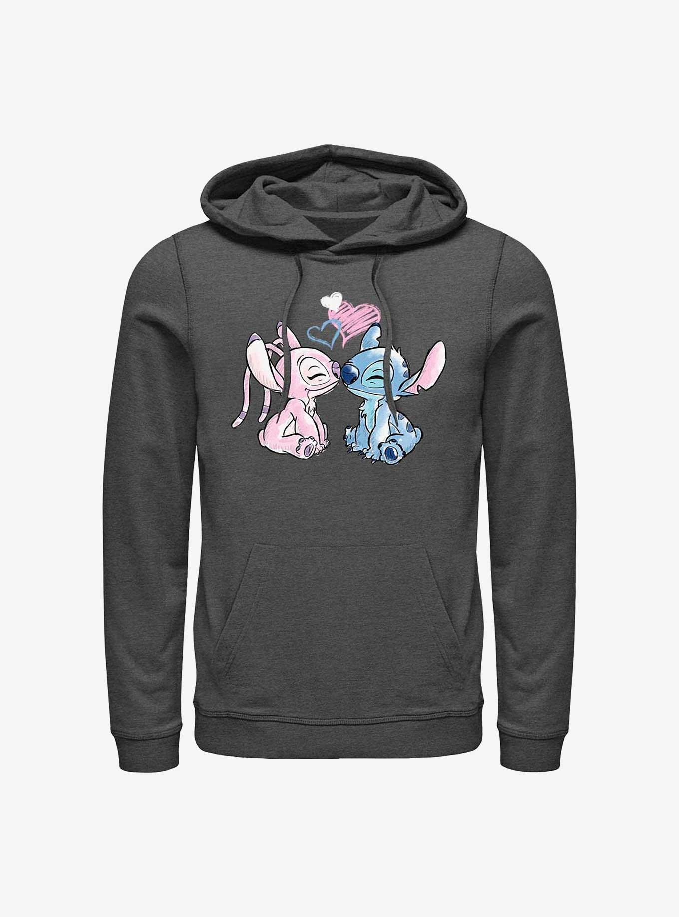 Disney Lilo & Stitch Stitch Angel Hoodie, , hi-res