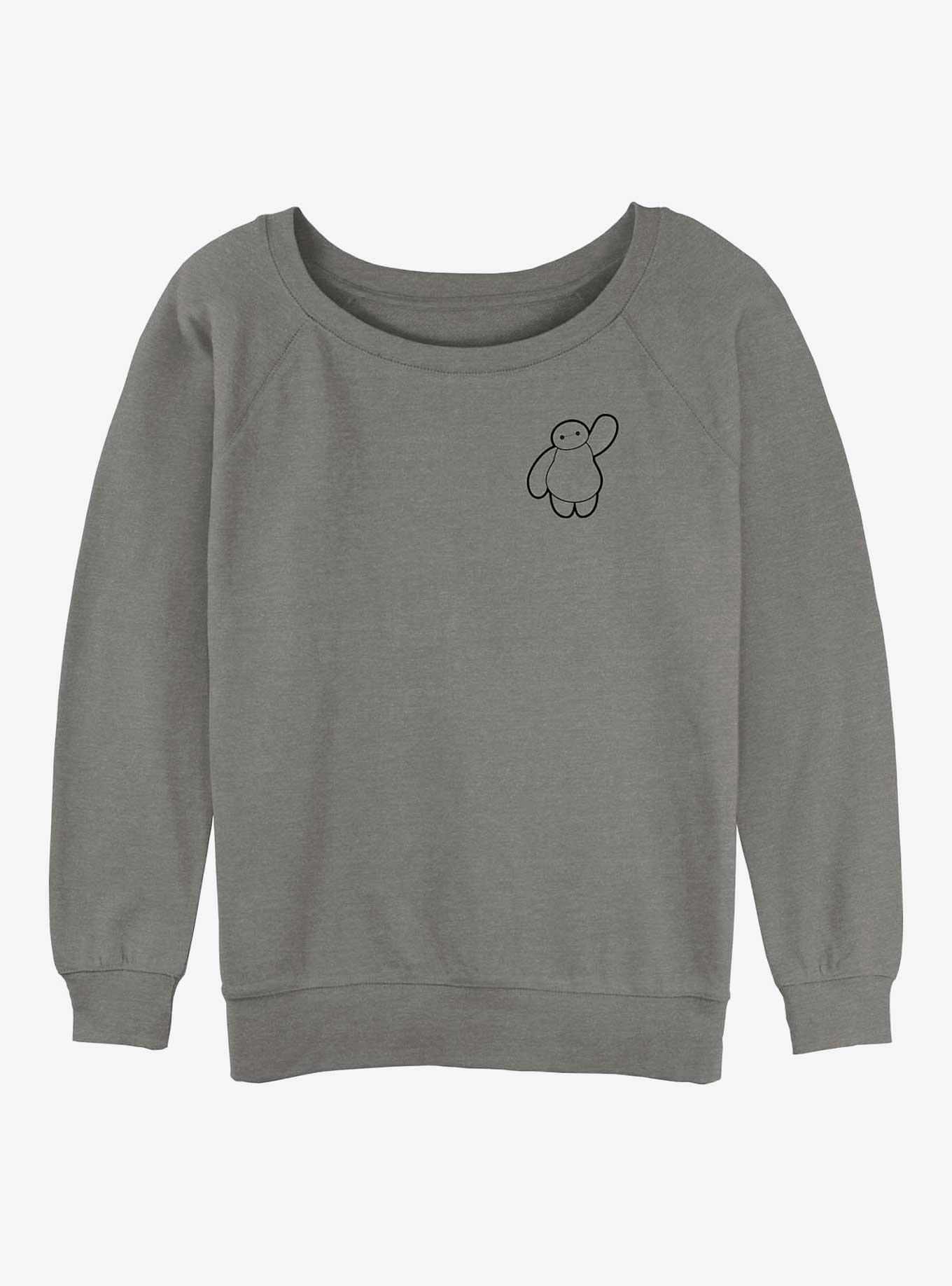 Disney Big Hero 6 Vintage Line Baymax Girls Slouchy Sweatshirt, , hi-res