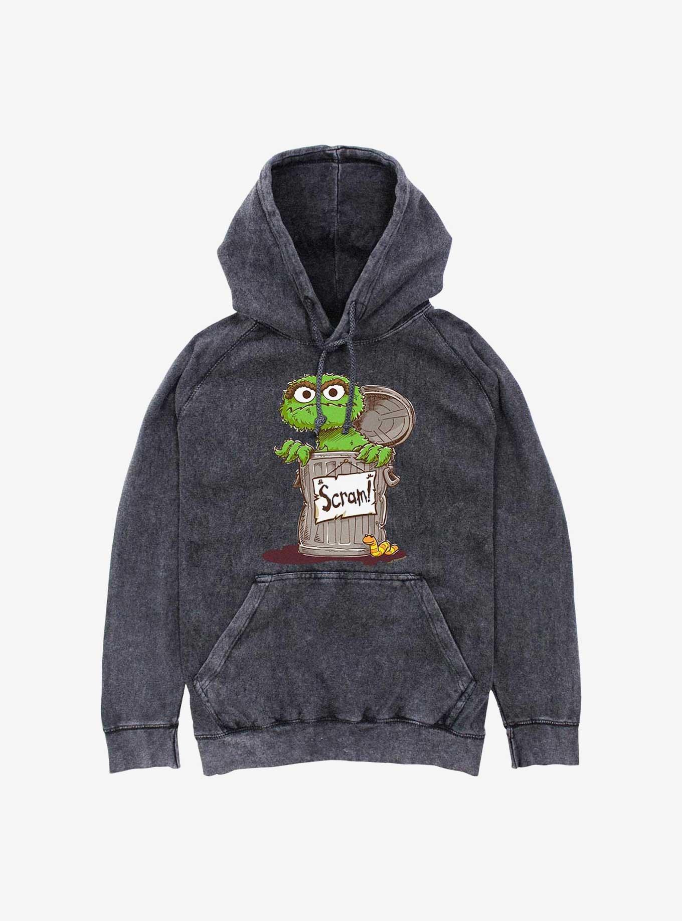 Fleece Hoodie Oscar The Grouch Champion Hoodie Champion Sesame
