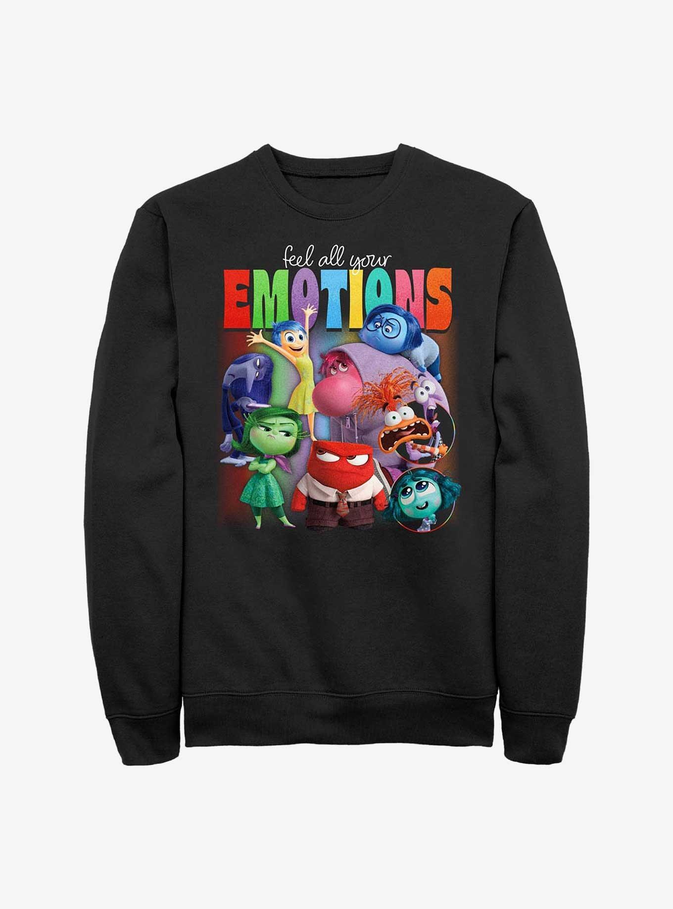 Disney Pixar Inside Out Feel Your Emotions Sweatshirt, , hi-res