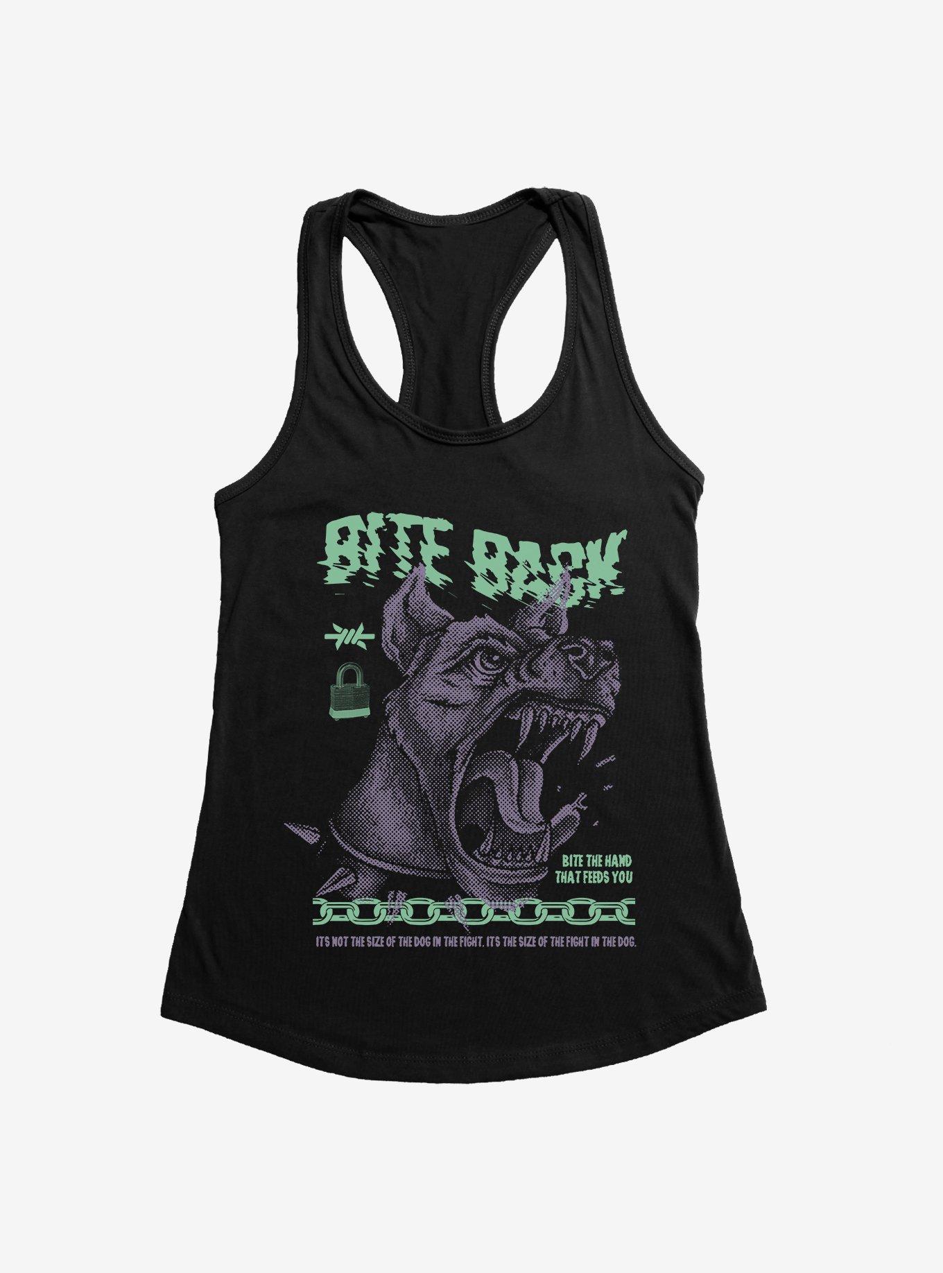 Hot Topic Bite Back Girls Tank, BLACK, hi-res