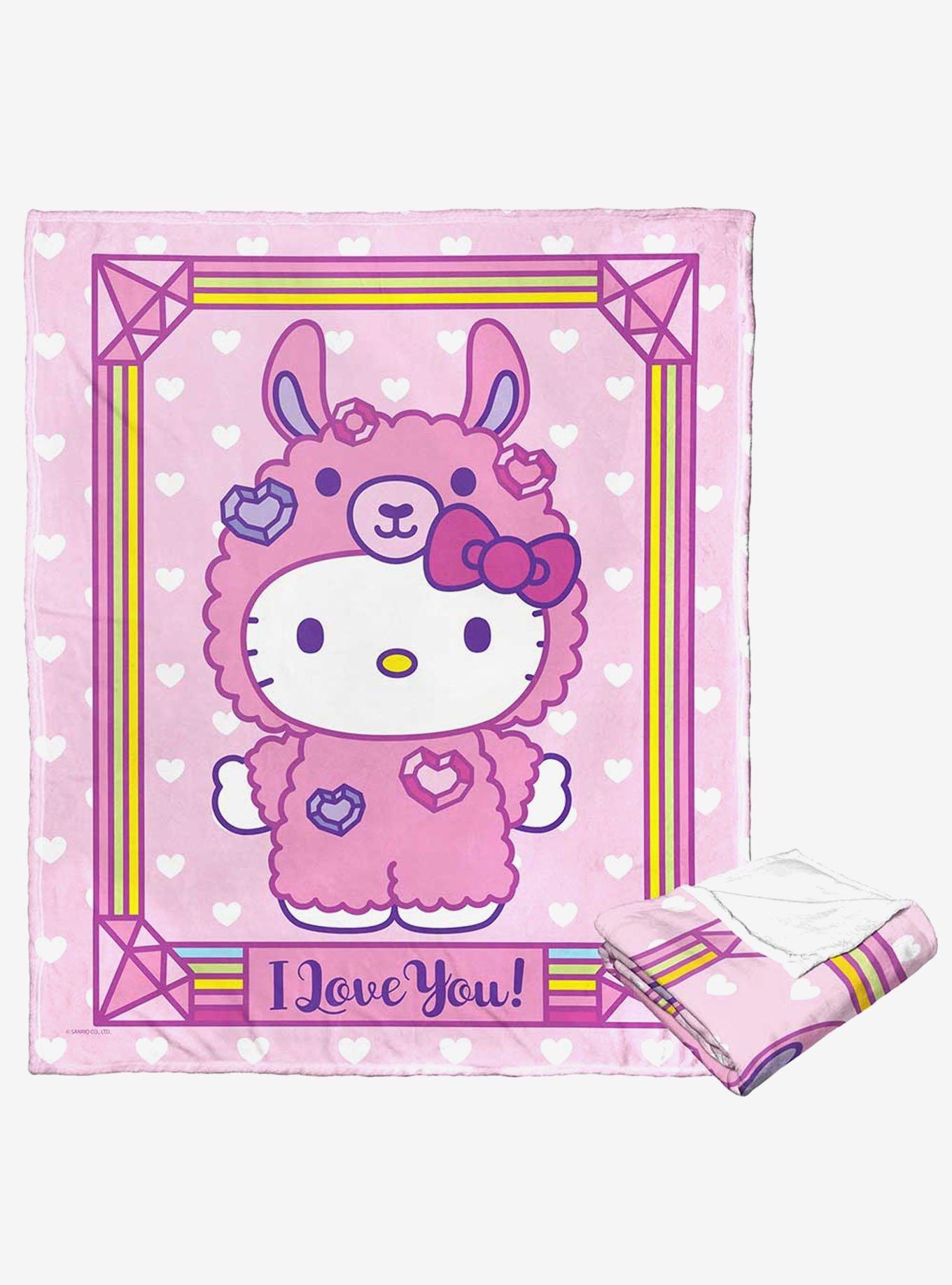 Hello Kitty I Love You Silk Touch Throw Blanket