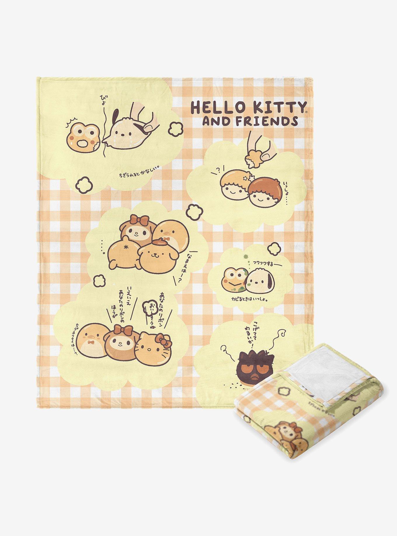 Sanrio Hello Kitty & Friends The Bakery Silk Touch Throw Blanket, , hi-res