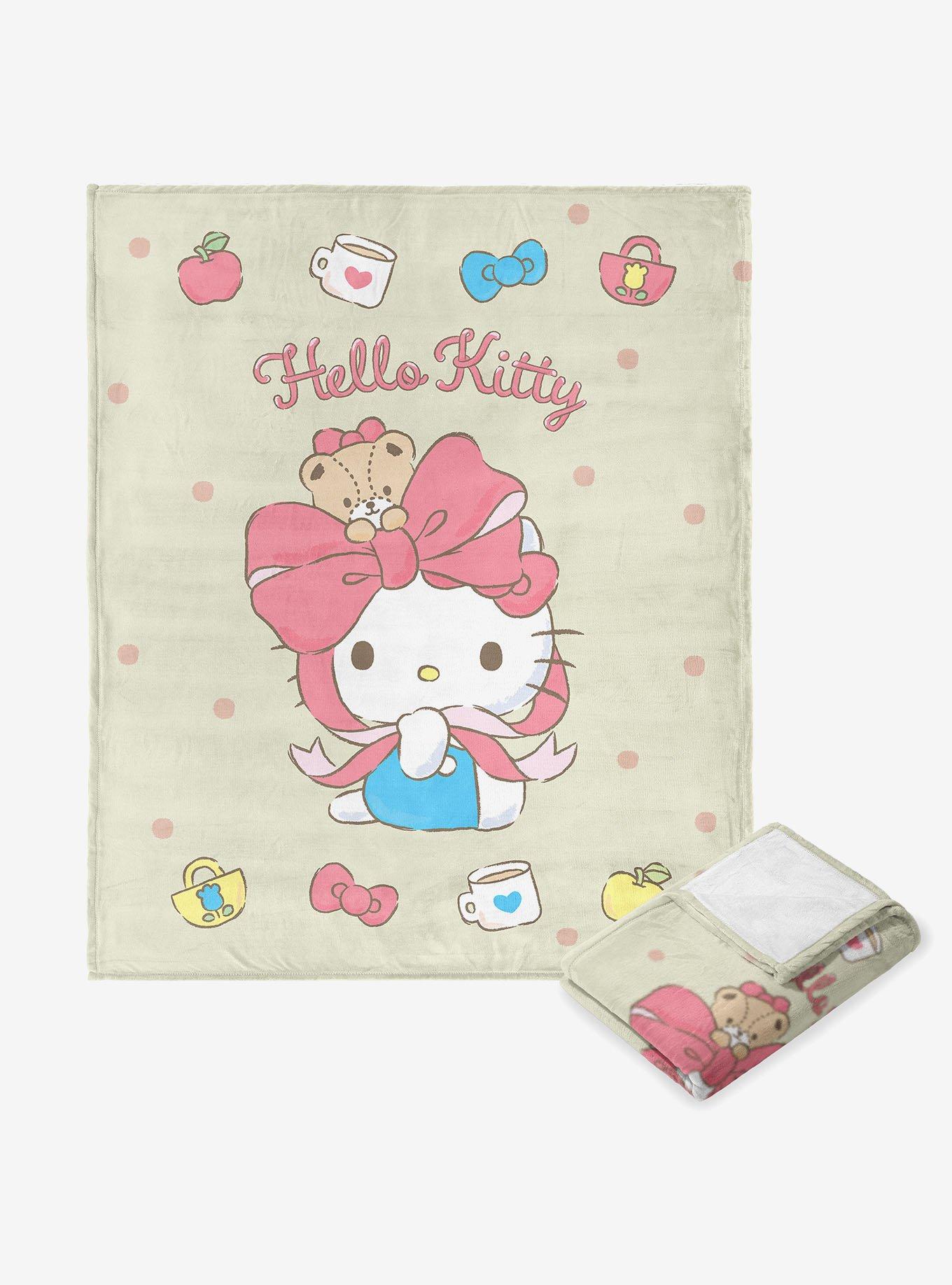 Hello Kitty Charms N Rainbows Silk Touch Throw Blanket, , hi-res