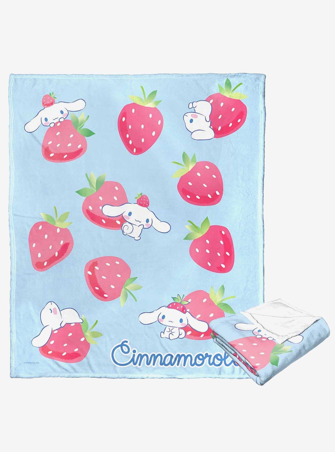 Cinnamoroll Berry Lovable Silk Touch Throw Blanket, , hi-res