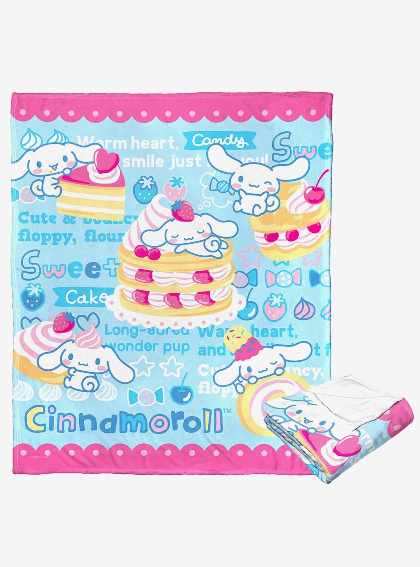 Cinnamoroll Cute And Bouncy Silk Touch Throw Blanket, , hi-res