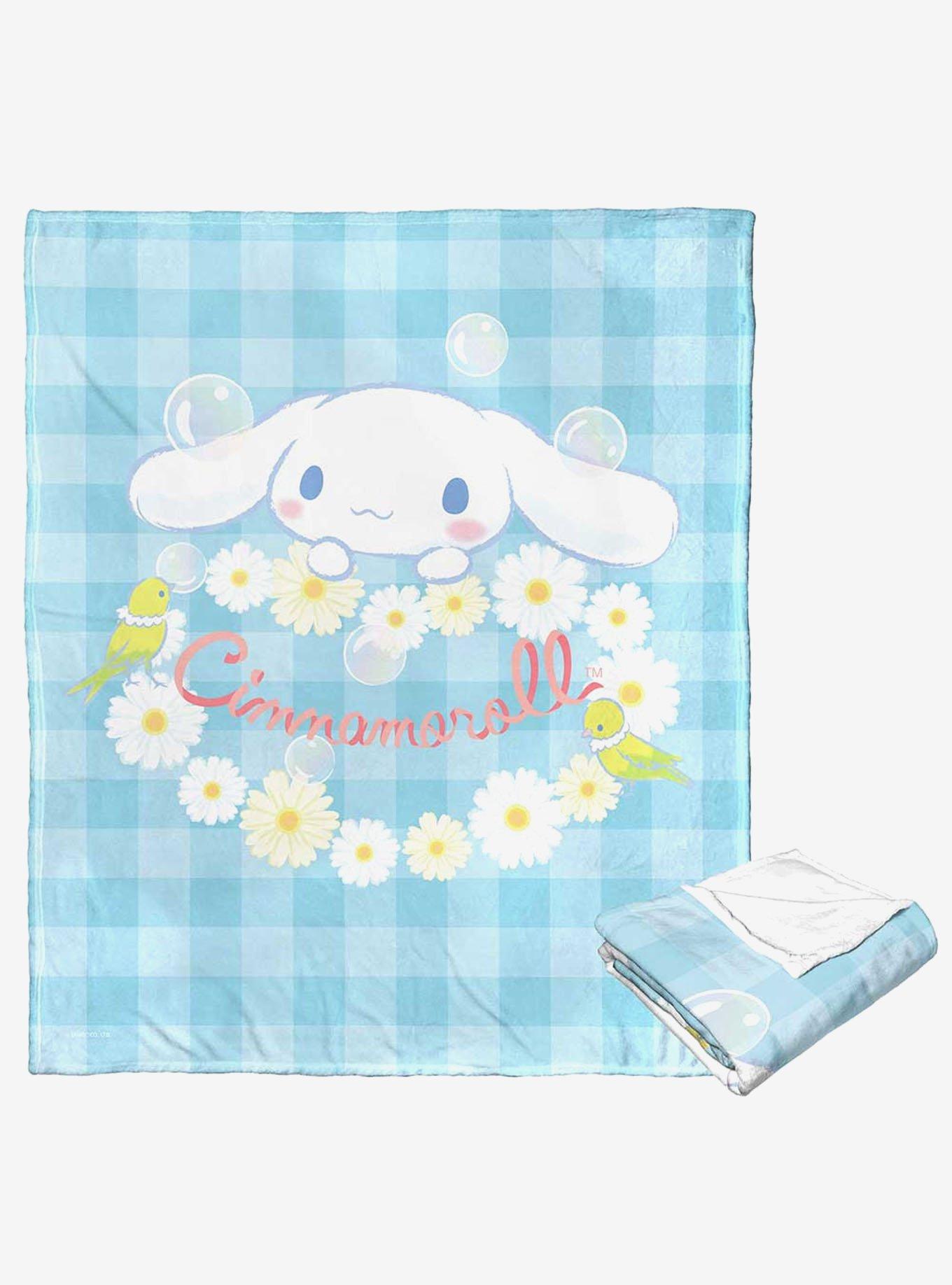 Cinnamoroll Daisy Blues Silk Touch Throw Blanket, , hi-res