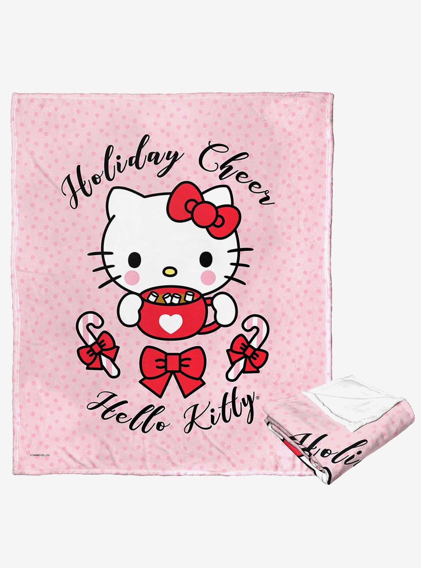 Hello Kitty Cocoa Cutie Silk Touch Throw Blanket, , hi-res