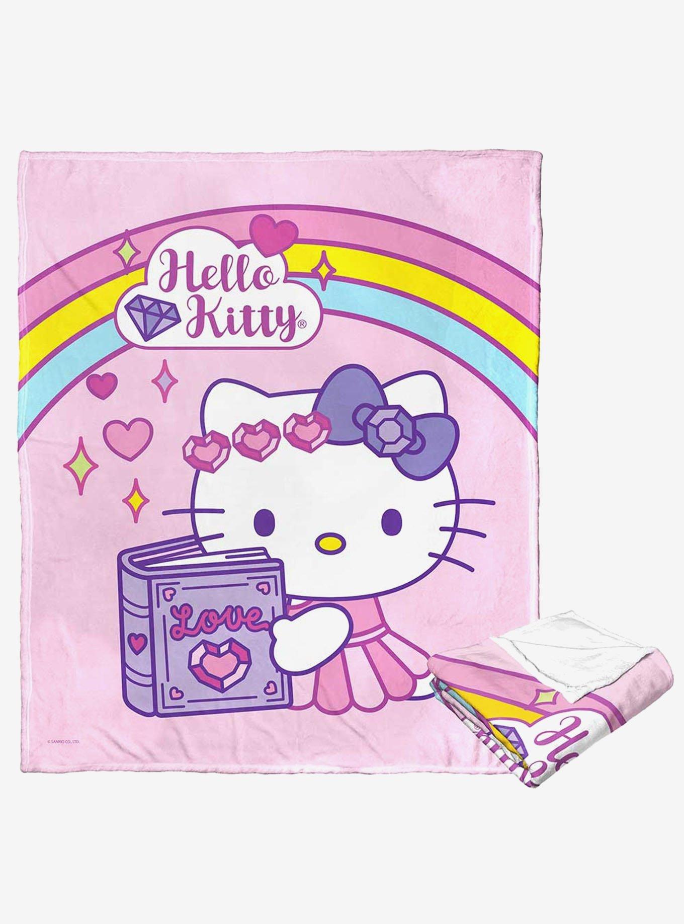Hello Kitty Fairytale Romance Silk Touch Throw Blanket, , hi-res