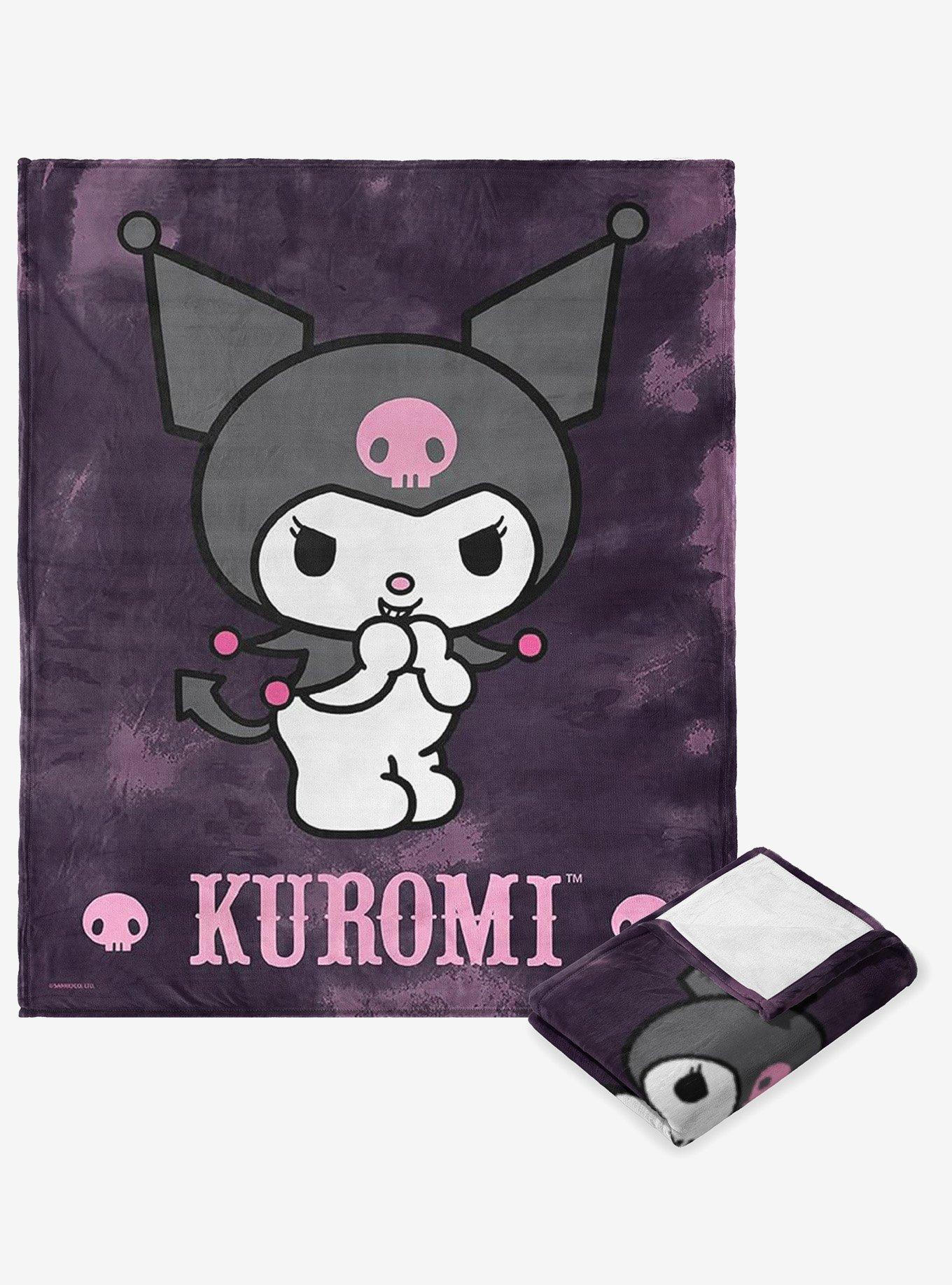 Kuromi Bad Kuromi Silk Touch Throw Blanket, , hi-res