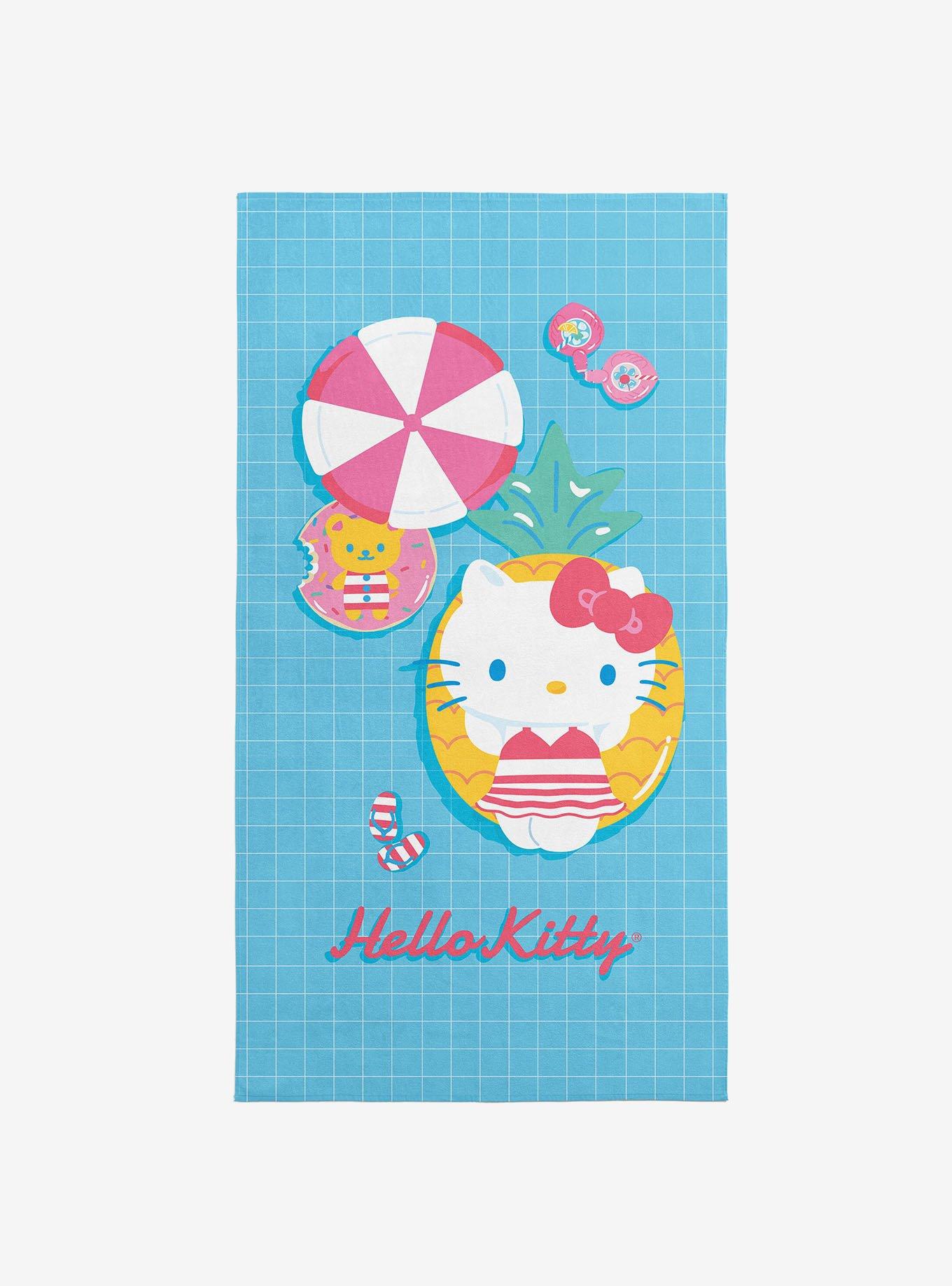 Hello Kitty Pool Party Beach Towel, , hi-res