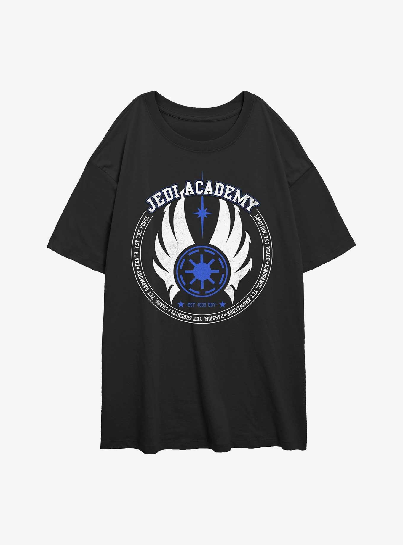 Star Wars Jedi Academy Code Girls Oversized T-Shirt, BLACK, hi-res