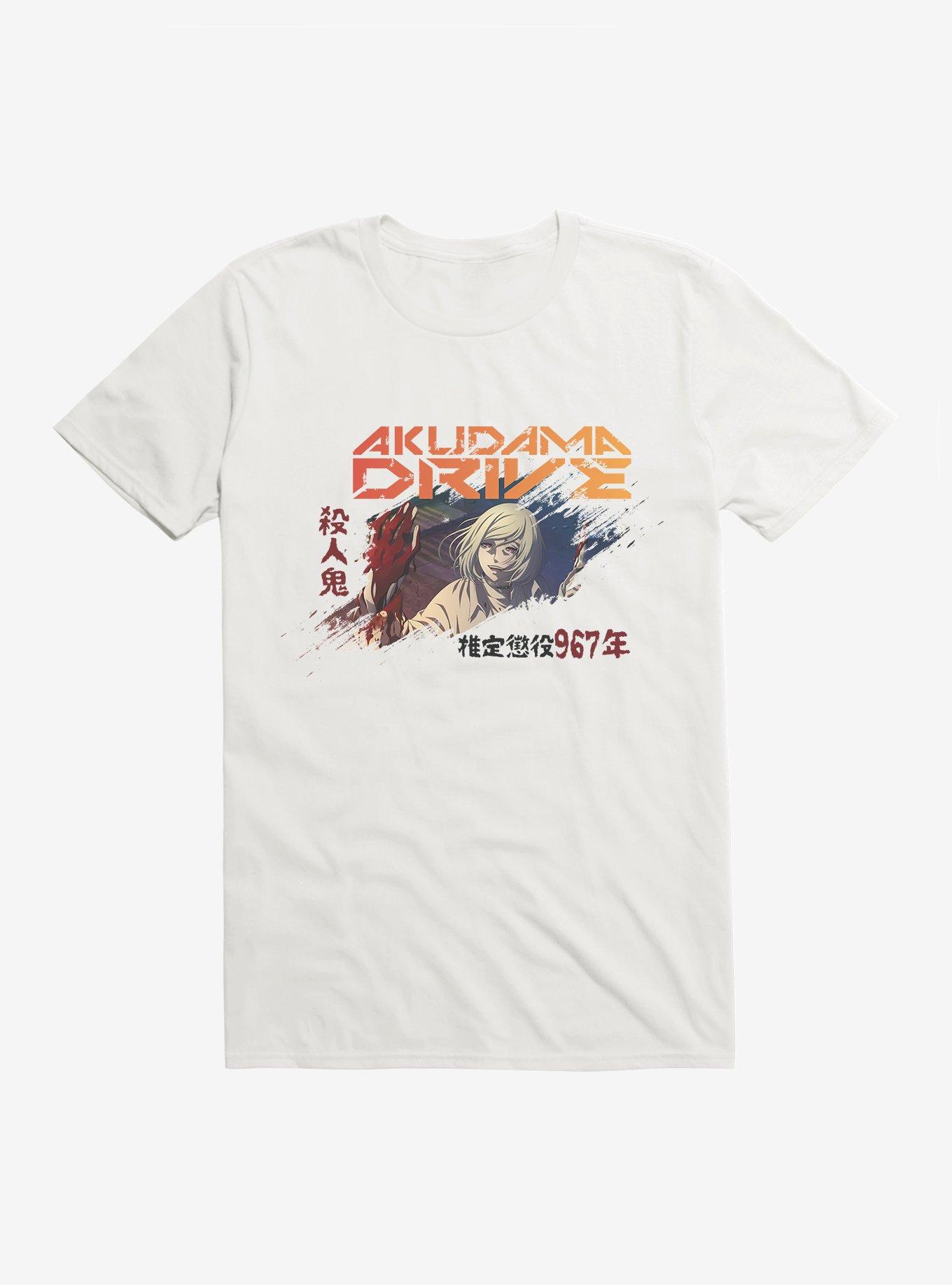 Akudama Drive Cutthroat 967-Year Sentence T-Shirt,All Products : American Fashion Style Bags On Sale