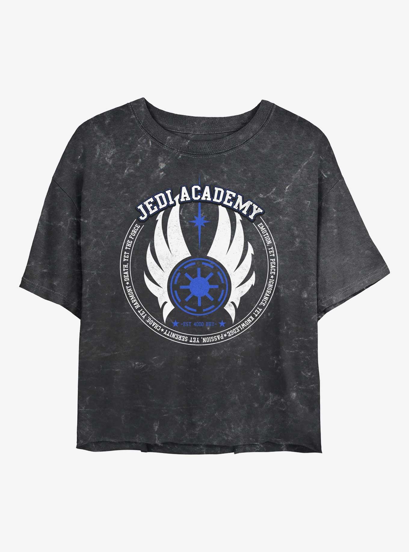 Star Wars Jedi Academy Womens Mineral Wash Crop T-Shirt, , hi-res