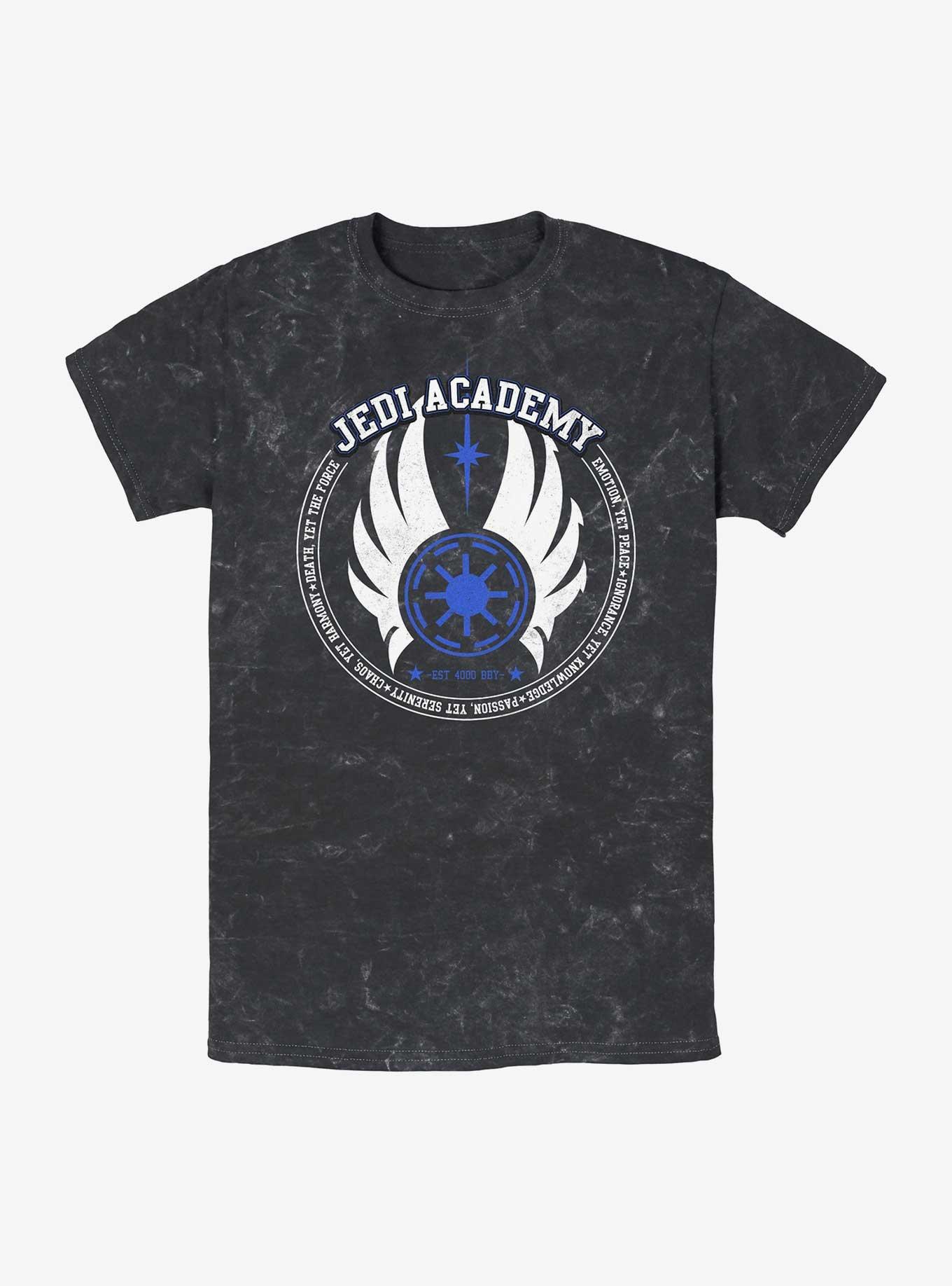 Star Wars Jedi Academy Mineral Wash T-Shirt, BLACK, hi-res