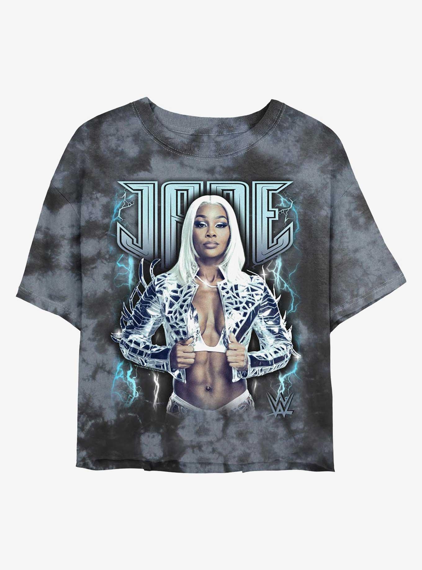 WWE Jade Cargill Storm Portrait Tie Dye Crop Womens T-Shirt, , hi-res