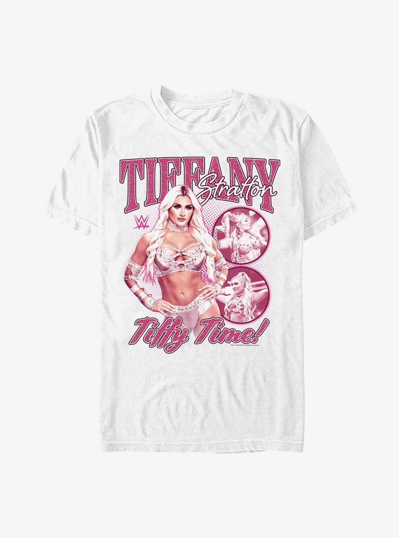 WWE Tiffany Stratton Tiffy Time Collage T-Shirt, , hi-res