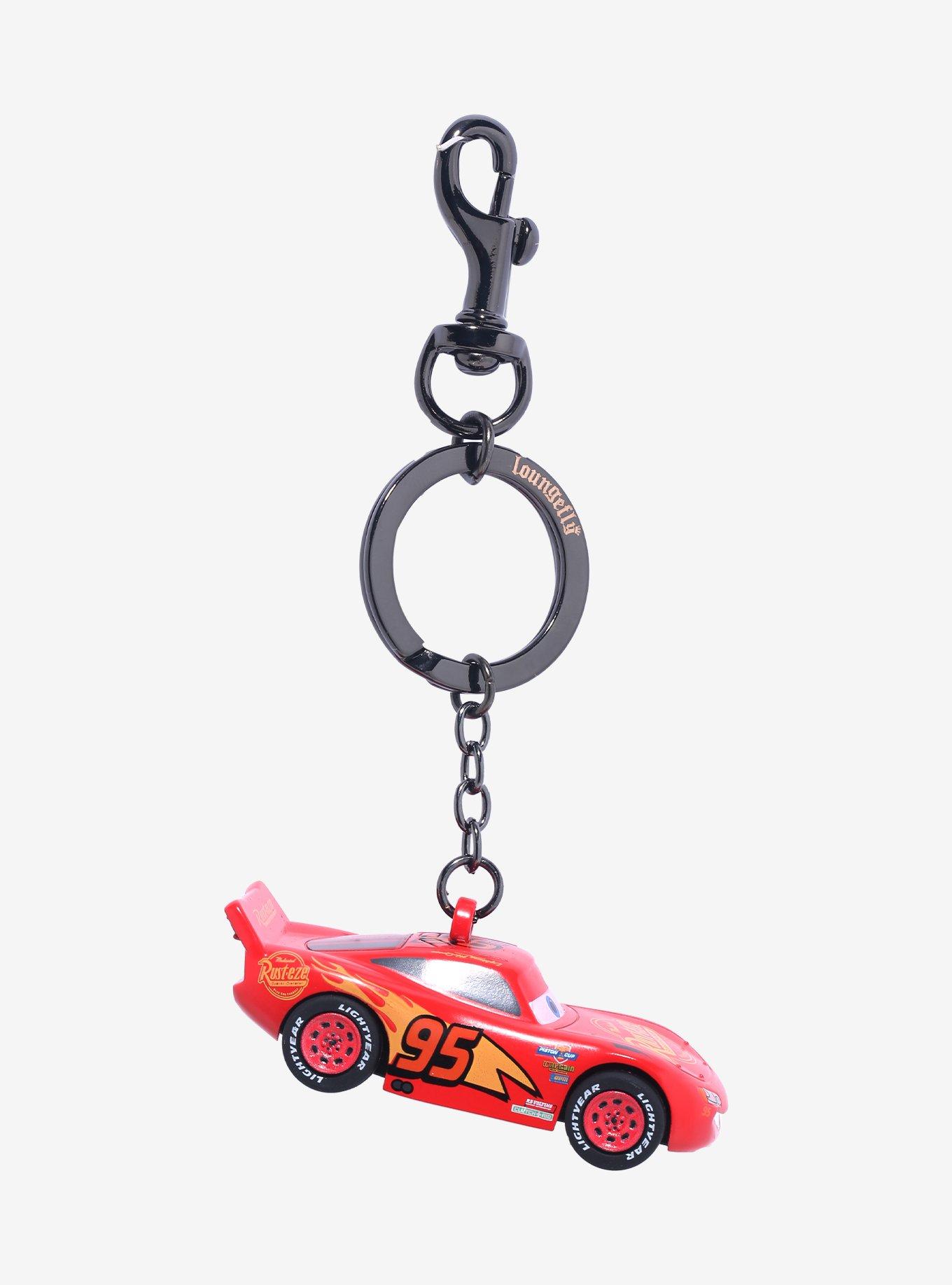 Loungefly Disney Pixar Cars Lightning McQueen Figural Keychain - BoxLunch Exclusive, , hi-res