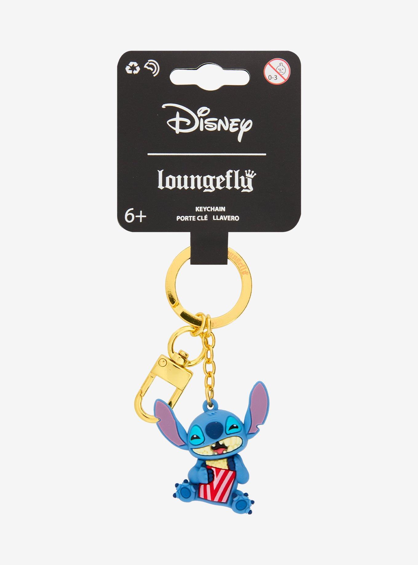 Loungefly Disney Lilo & Stitch Popcorn Bucket 3D Keychain — BoxLunch Exclusive, , hi-res