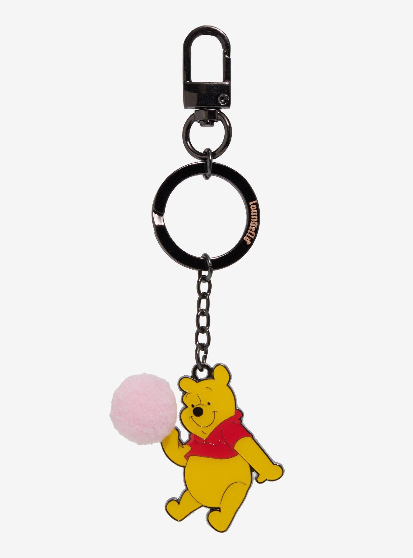 Loungefly Disney Winnie the Pooh Cotton Candy 3D Keychain — BoxLunch Exclusive, , hi-res