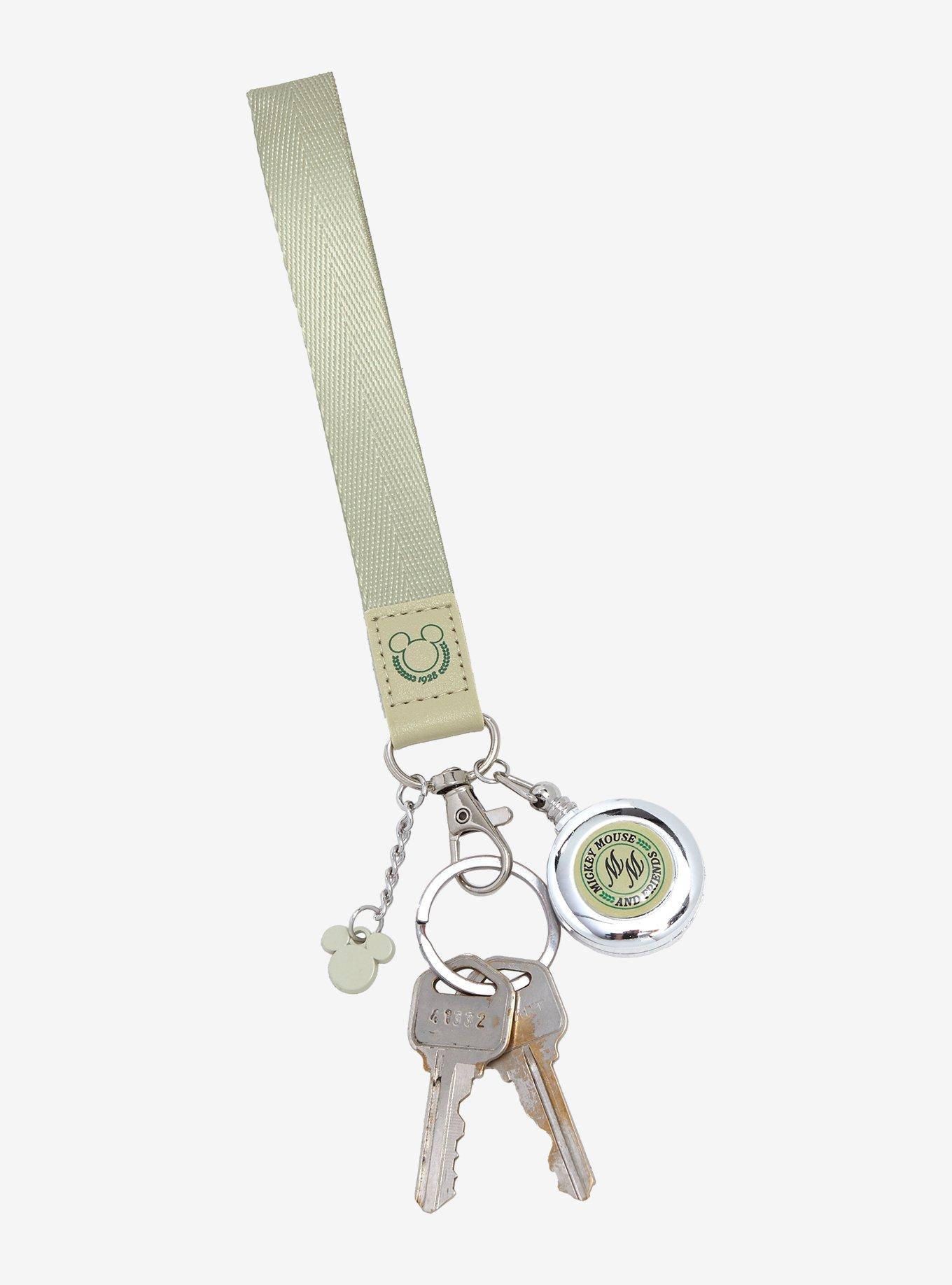Disney Mickey Mouse Country Club Strap Retractable Keychain - BoxLunch Exclusive, , hi-res
