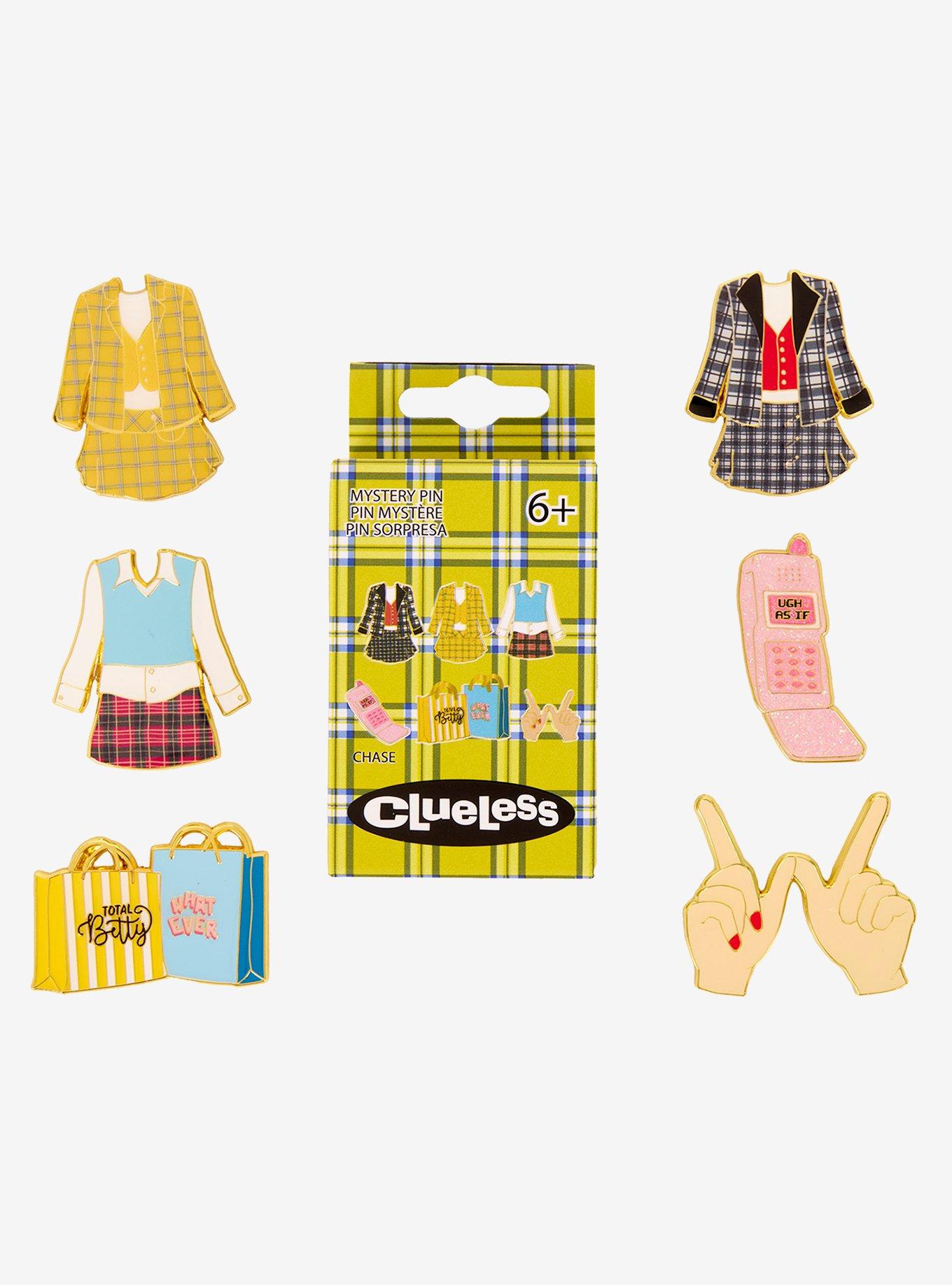 Loungefly Clueless 30th Anniversary Icons Blind Box Enamel Pin, , hi-res