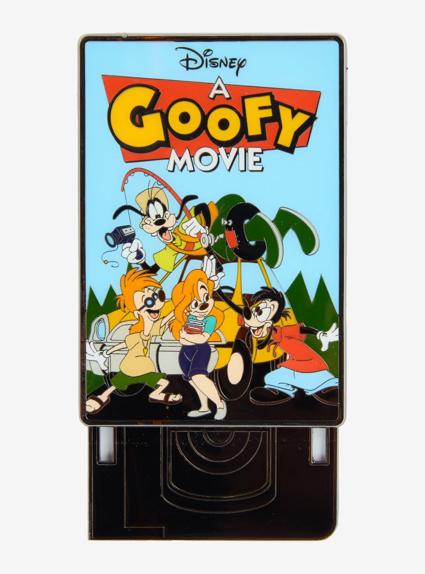 Loungefly Disney A Goofy Movie VHS Cover Sliding Limited Edition Enamel Pin - BoxLunch Exclusive, , hi-res