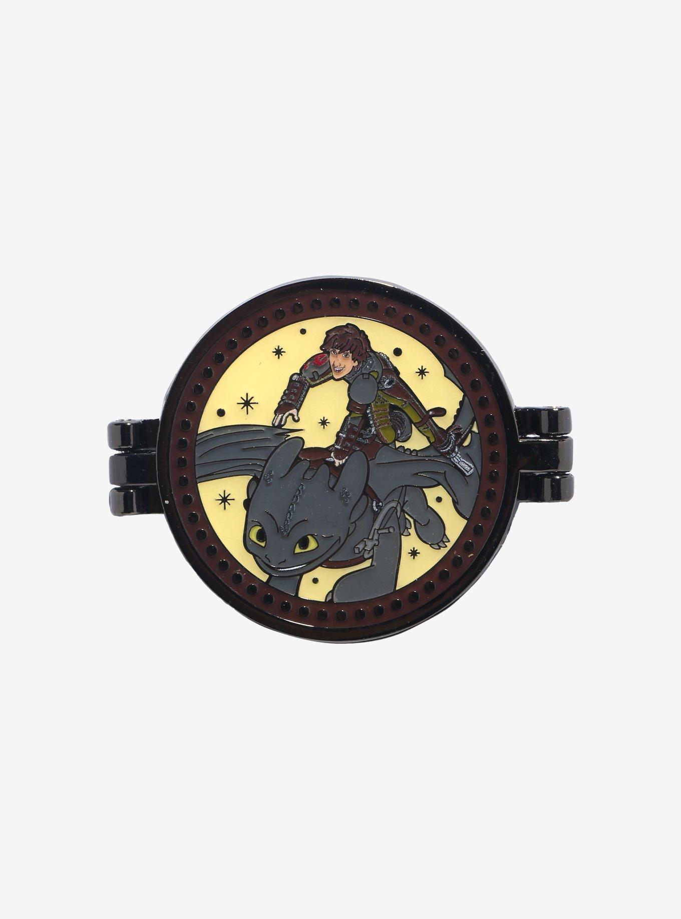 DreamWorks How to Train Your Dragon Hinged Multi Portrait Enamel Pin — BoxLunch Exclusive, , hi-res
