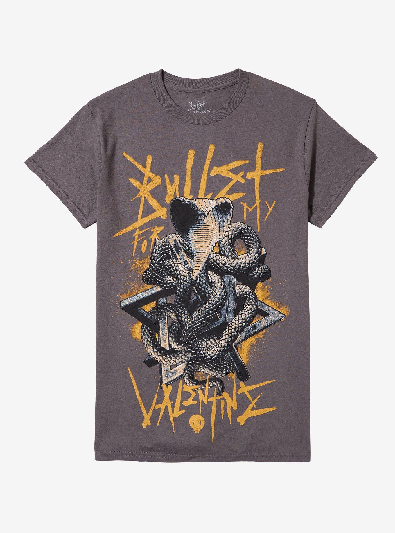 Bullet For My Valentine Cobra Boyfriend Fit Girls T-Shirt, , hi-res