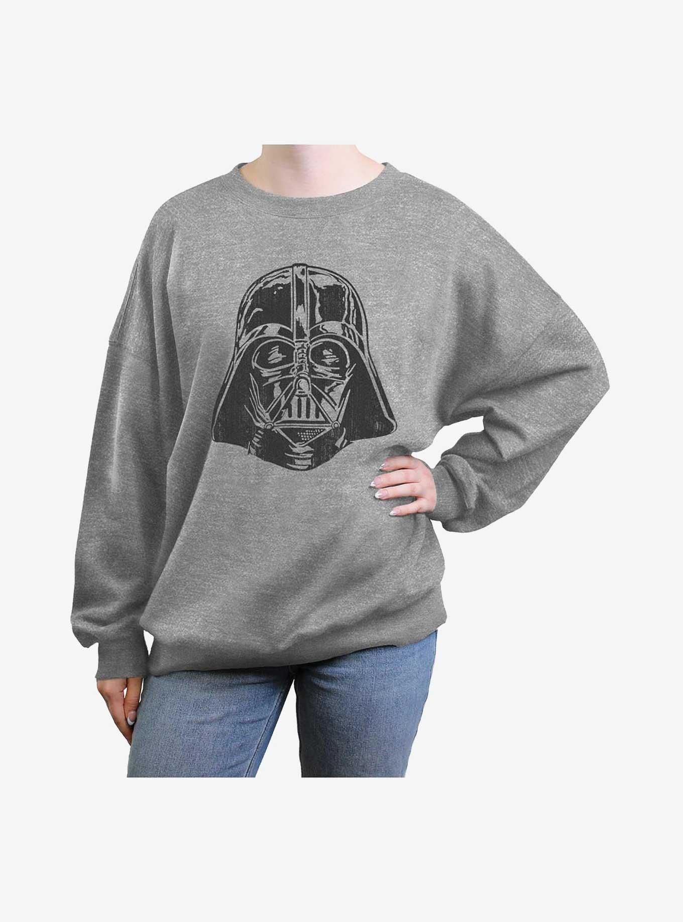 Star Wars Darth Vader Face Womens Oversized Sweatshirt, , hi-res