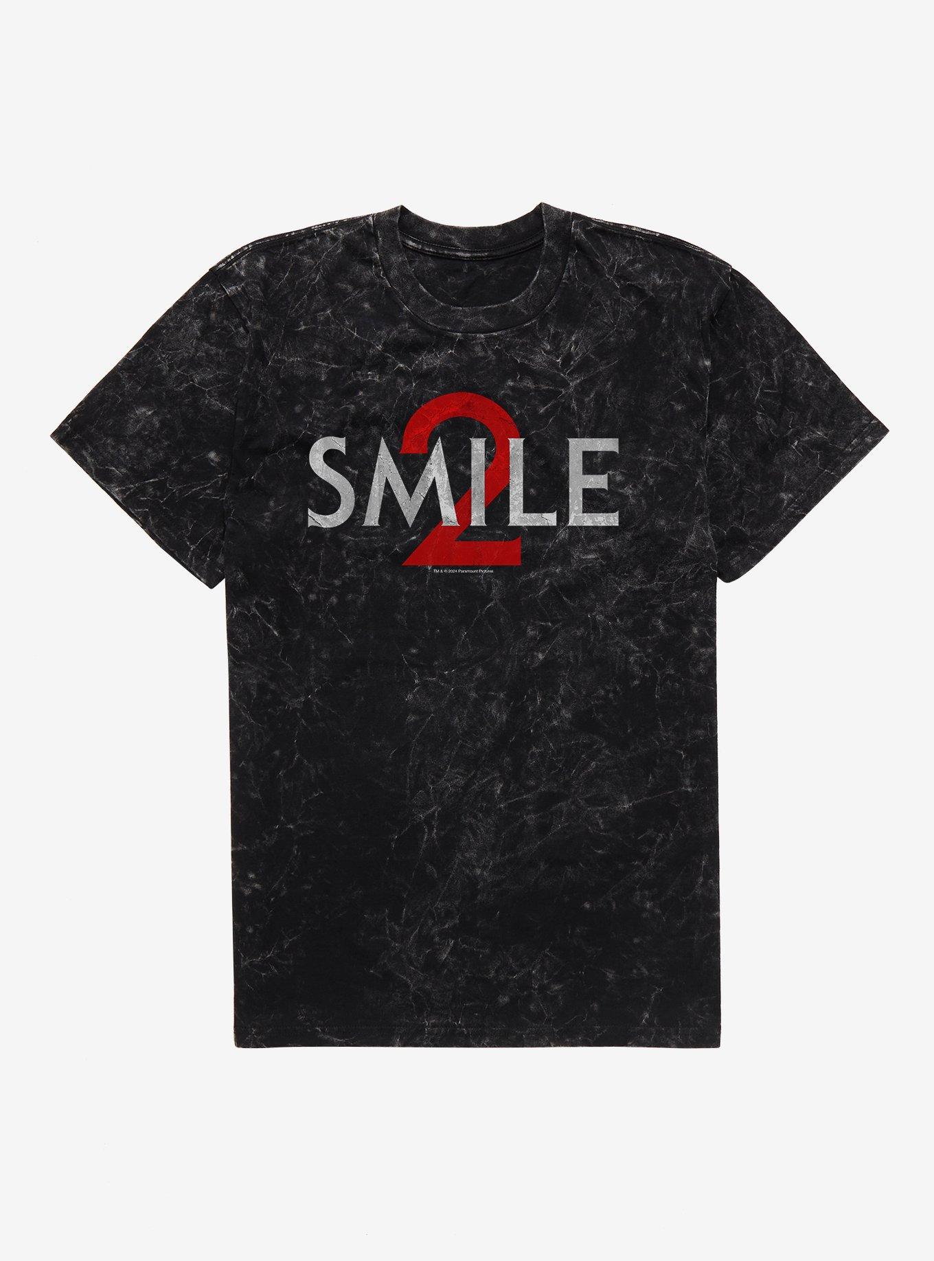 Smile 2 Title Logo Mineral Wash T-Shirt, , hi-res