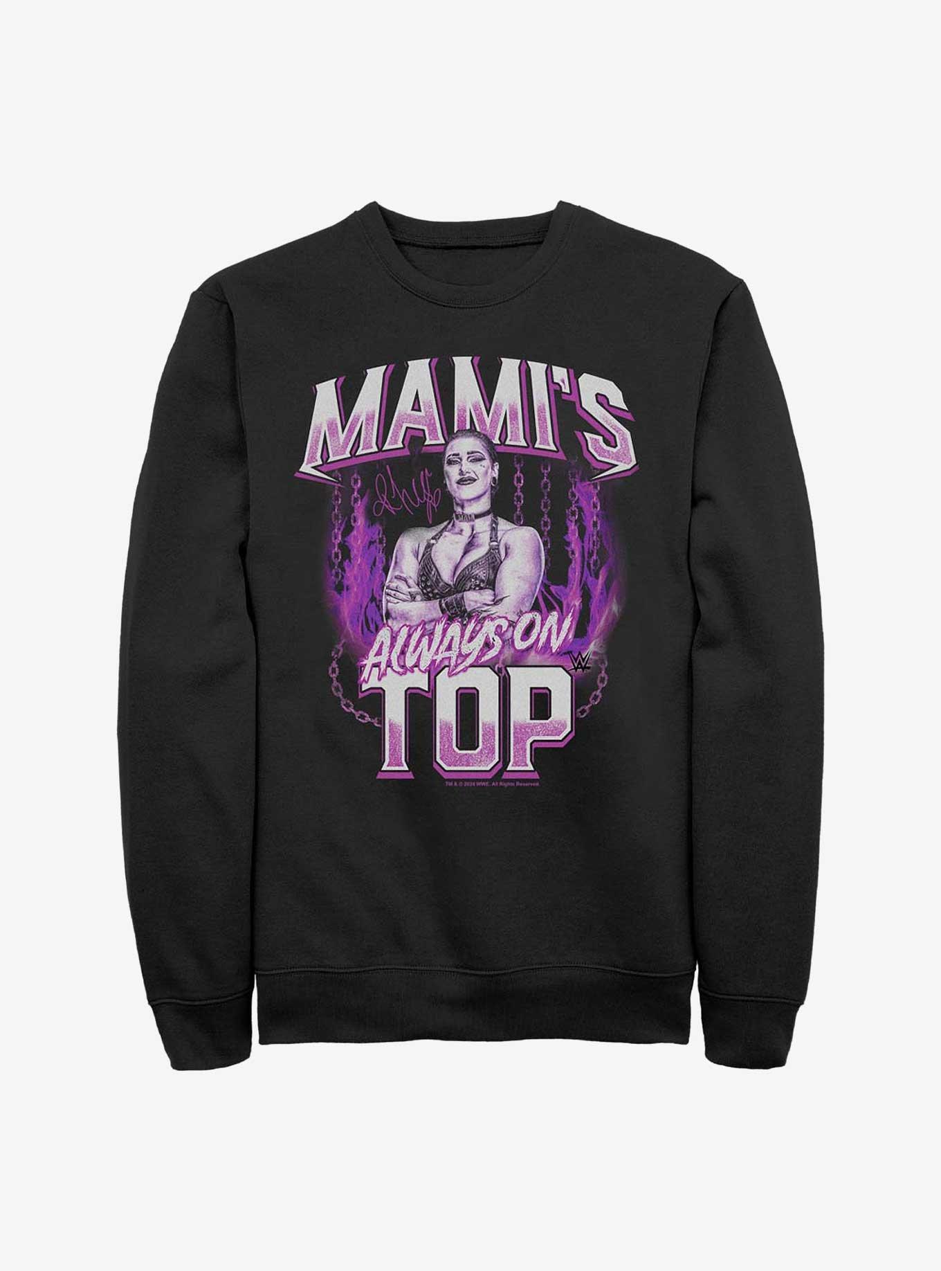 WWE Mami's Always On Top On Top Sweatshirt, BLACK, hi-res view 1