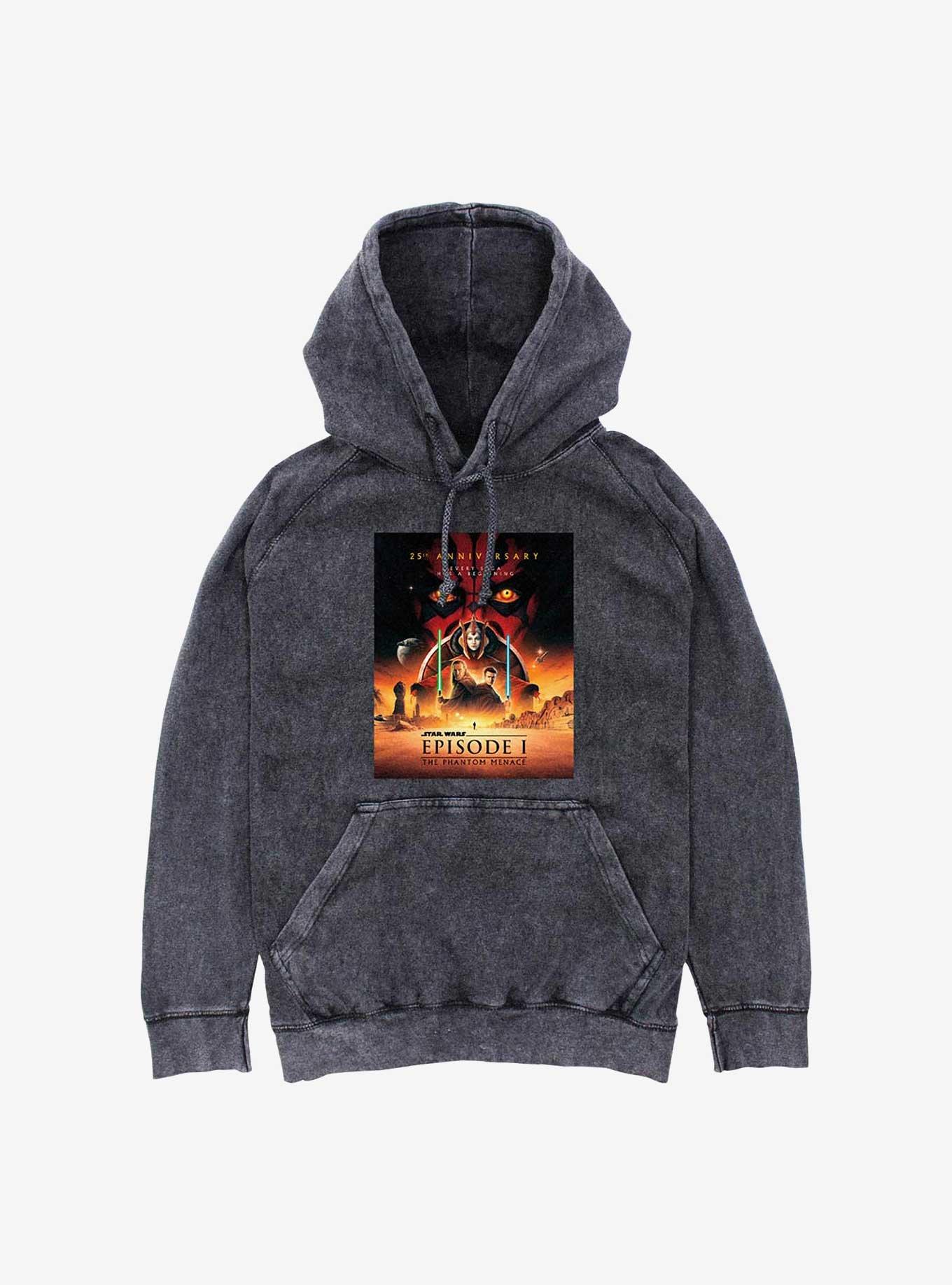 Star Wars Anniversary Episode I Poster Mineral Wash Hoodie, , hi-res