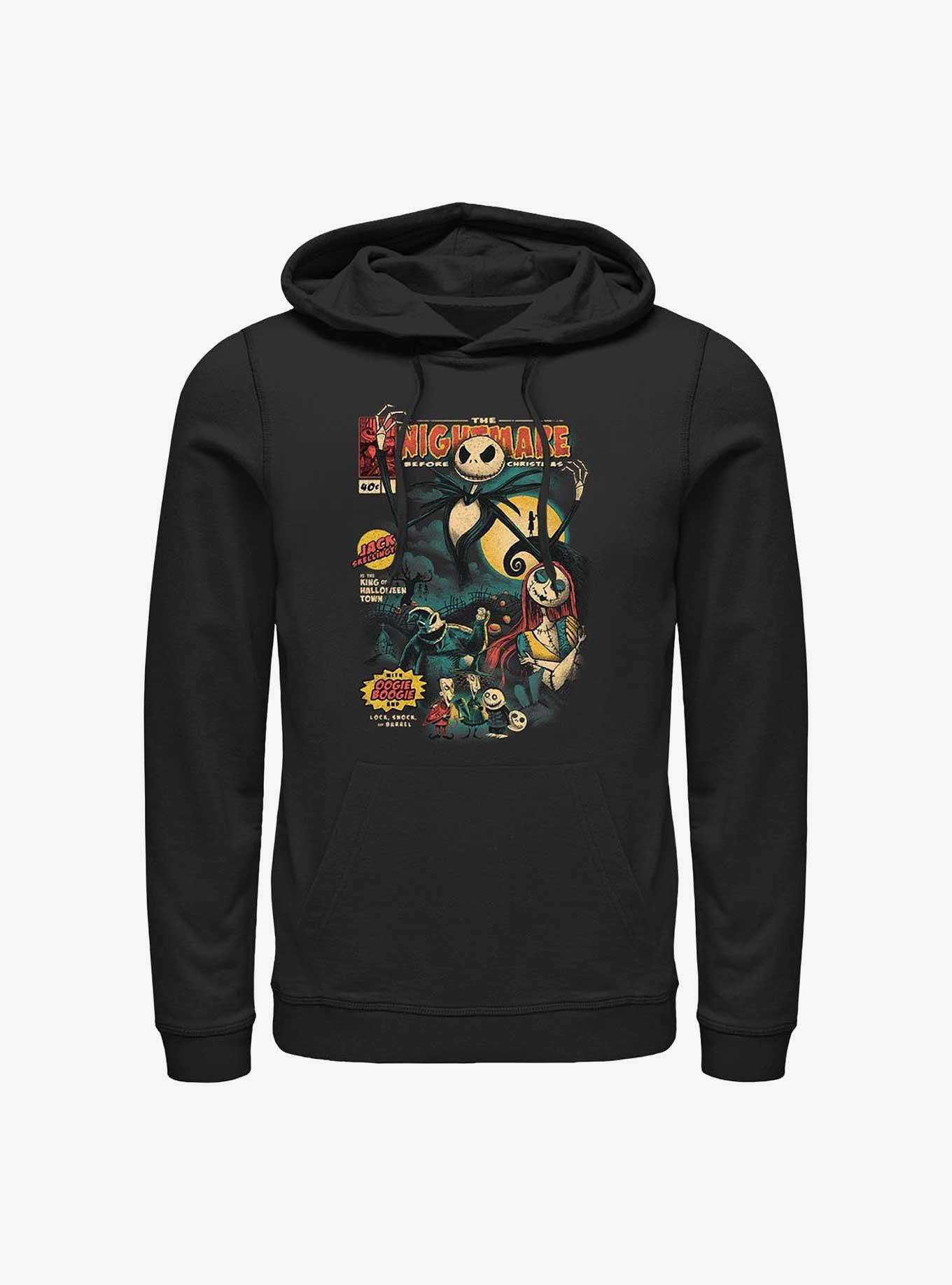 Disney The Nightmare Before Christmas Comic Cover Hoodie, , hi-res