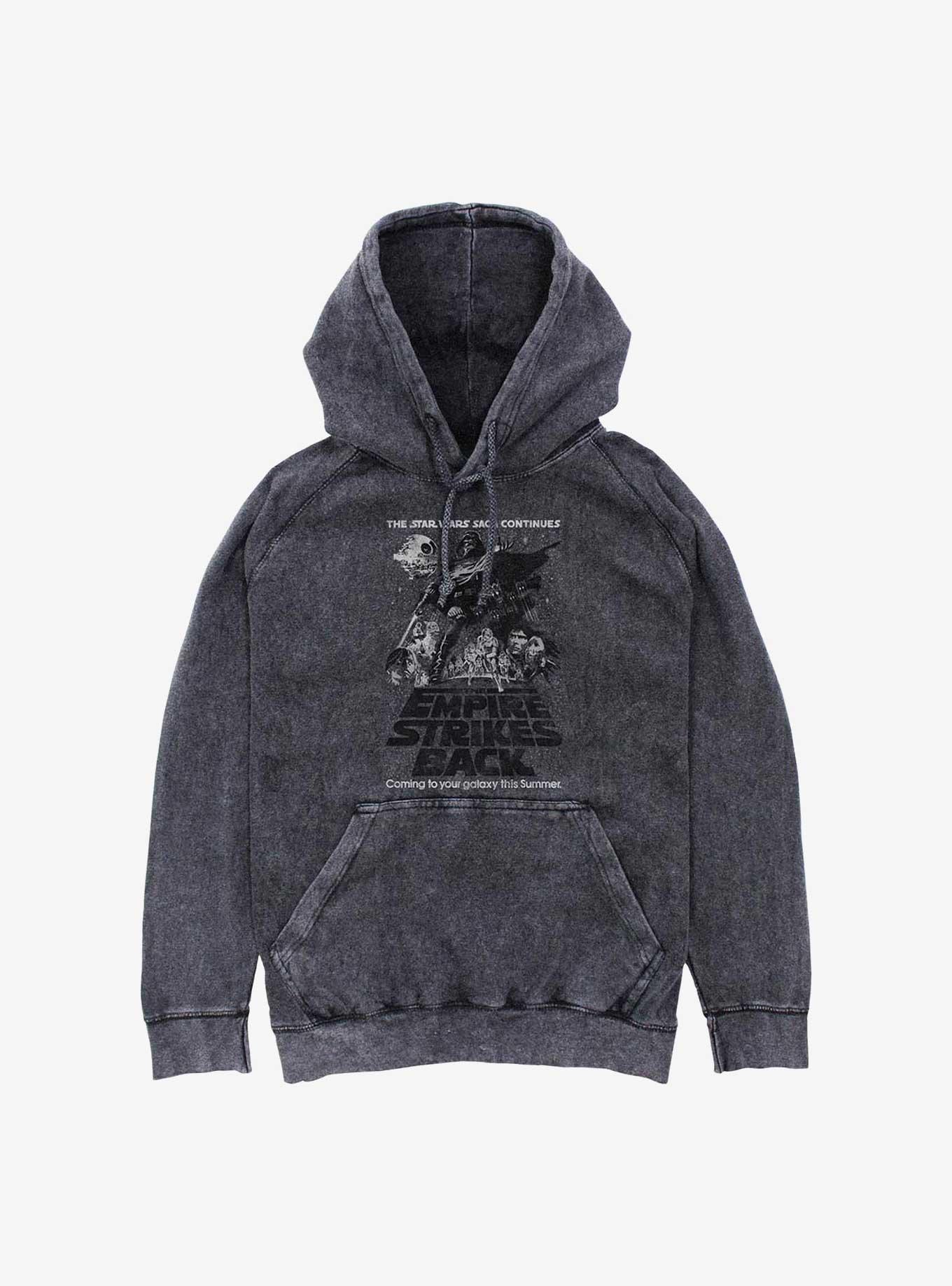 Star Wars Empire Strikes Back Continuing Saga Mineral Wash Hoodie, , hi-res