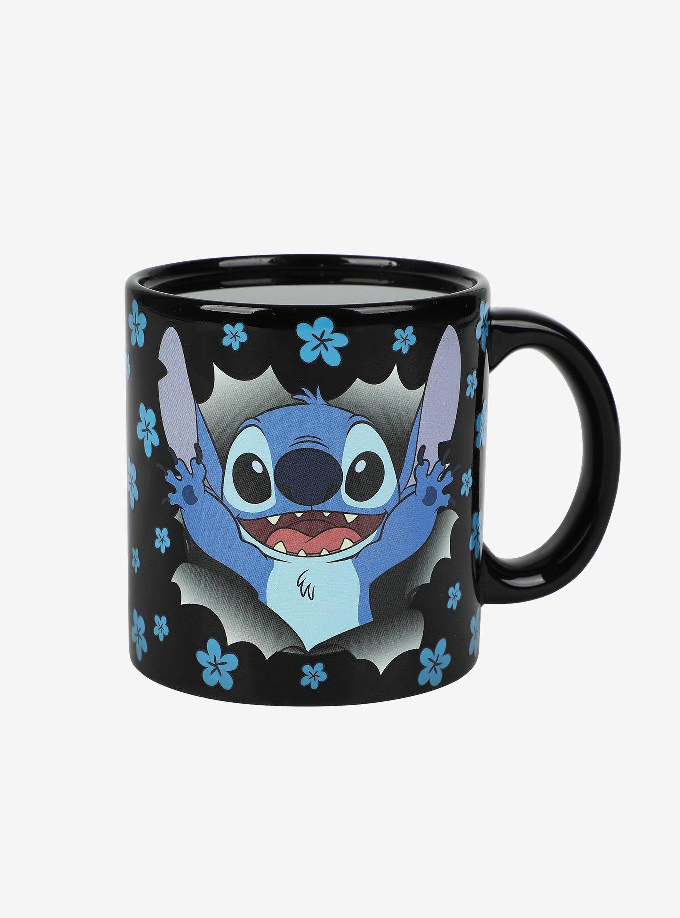 Disney Stitch Flowers Heat Reactive Mug, , hi-res