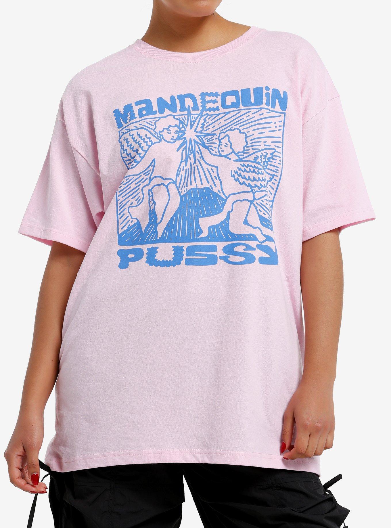 Mannequin Pussy Angels Girls Oversized T-Shirt, , hi-res