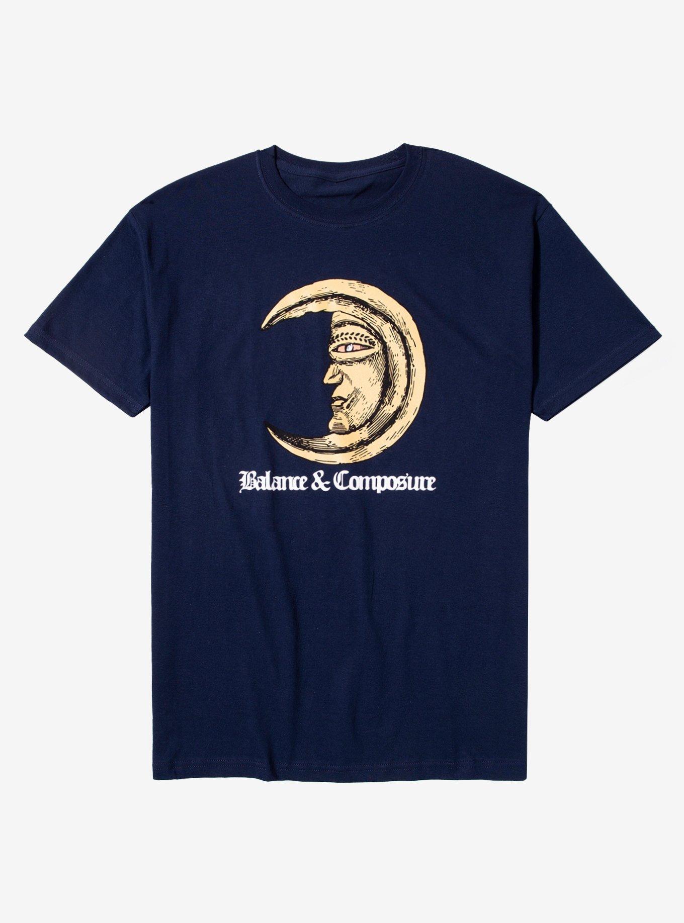 Balance And Composure Moon Logo T-Shirt, , hi-res