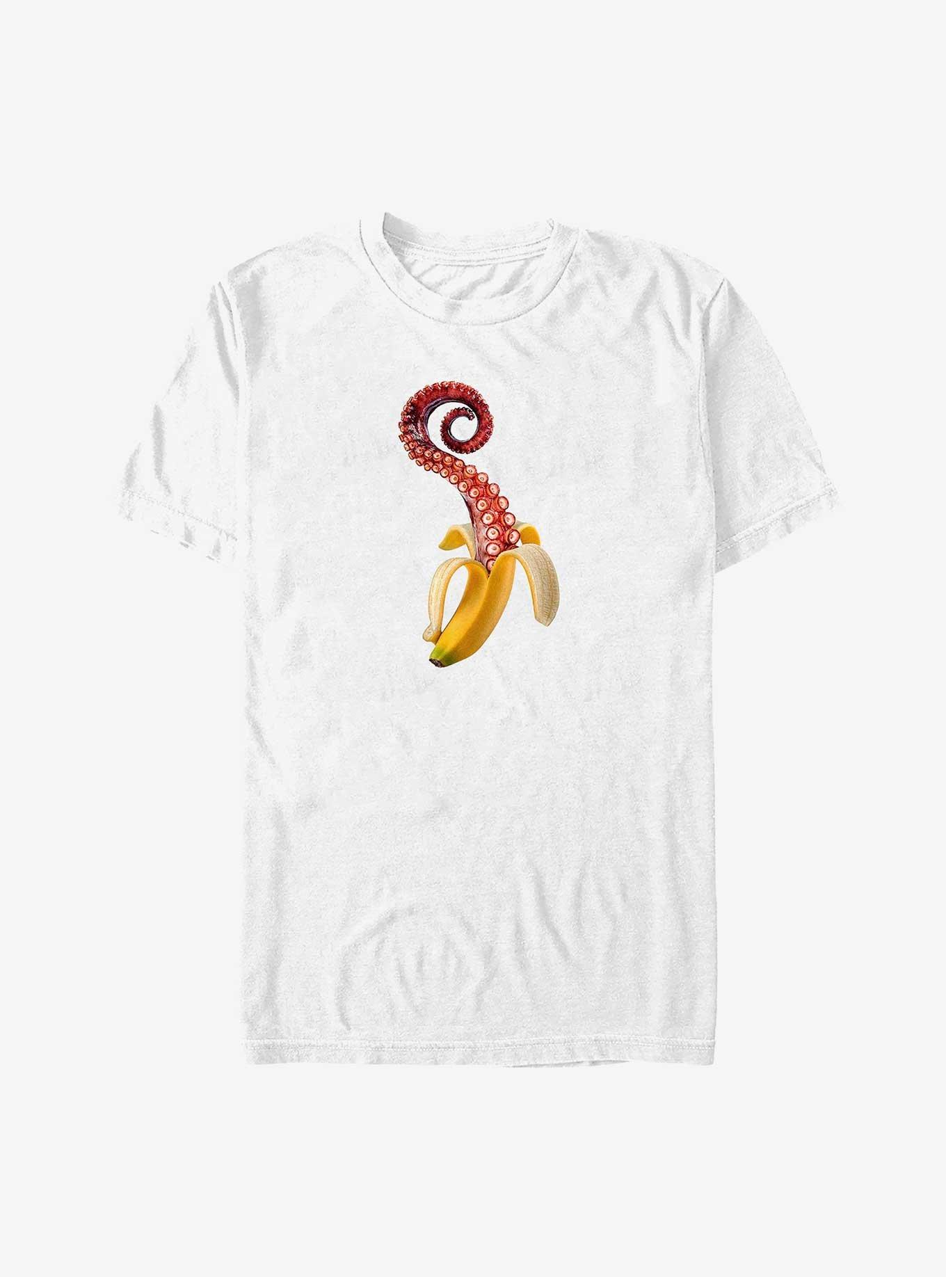 Deep Sea Banana T-Shirt, WHITE, hi-res