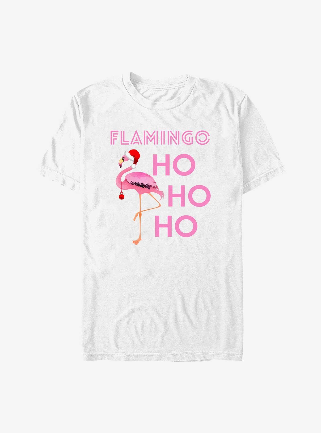 Flamingo Hohoho Christmas T-Shirt, , hi-res