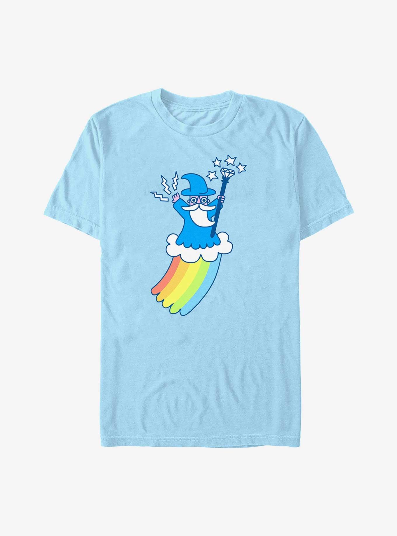 Rainbow Wizard T-Shirt, LT BLUE, hi-res